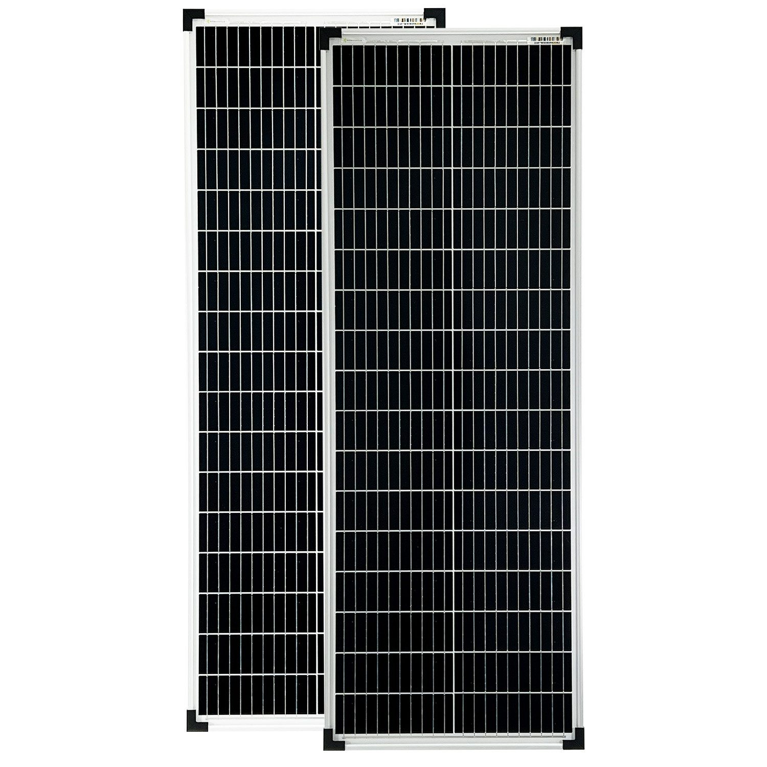 solartronics Solarmodul 2x80 Watt Mono Solarpanel Wohnmobil, Inselanlage, PV-Anlage, 80 W, (Set)