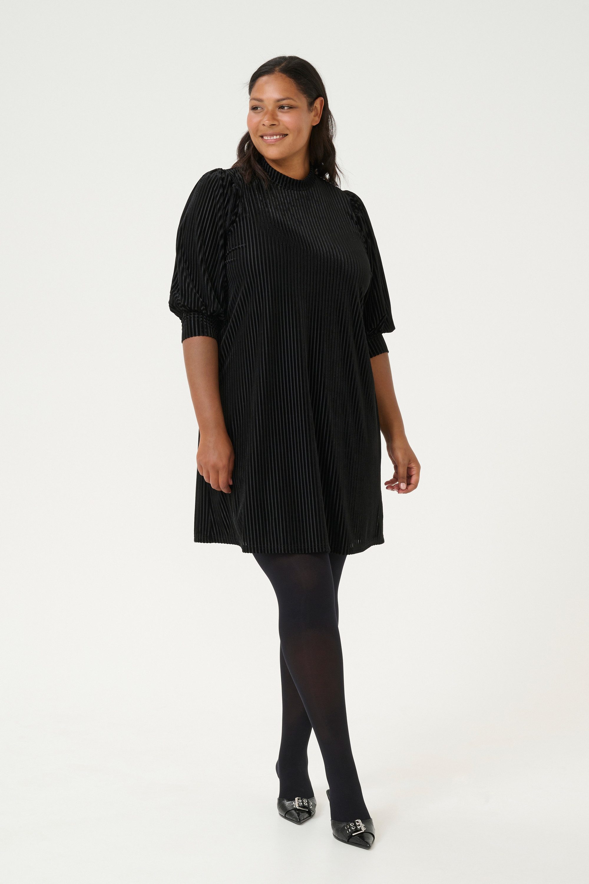 KAFFE Curve Strickkleid Kleid KCcacanna Große Größen
