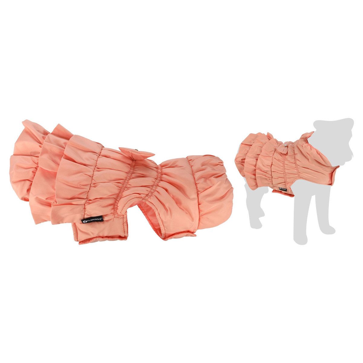 Flamingo Hundemantel Hundemantel Esther lachsrosa