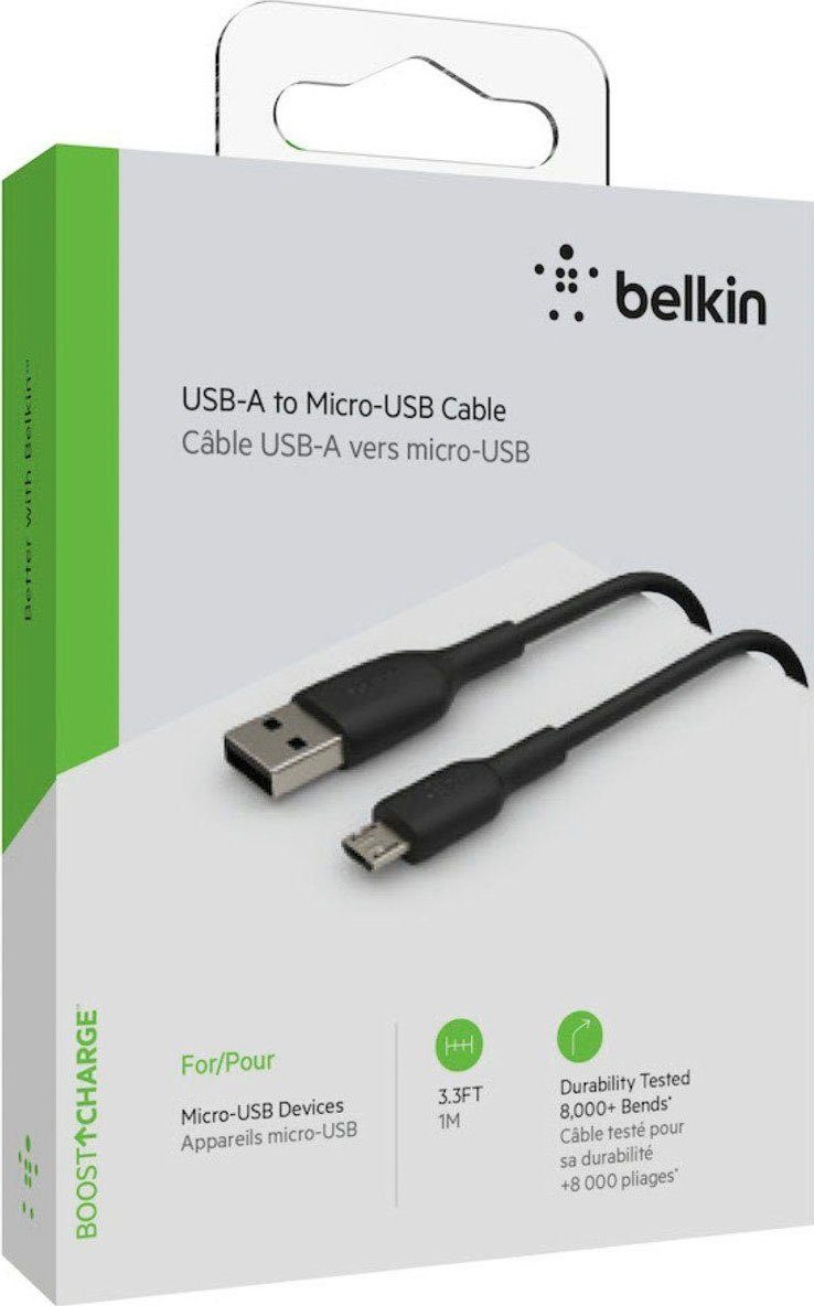 Belkin Micro-USB/USB-A Kabel PVC, 1m Smartphone-Kabel, Micro-USB (100 cm)