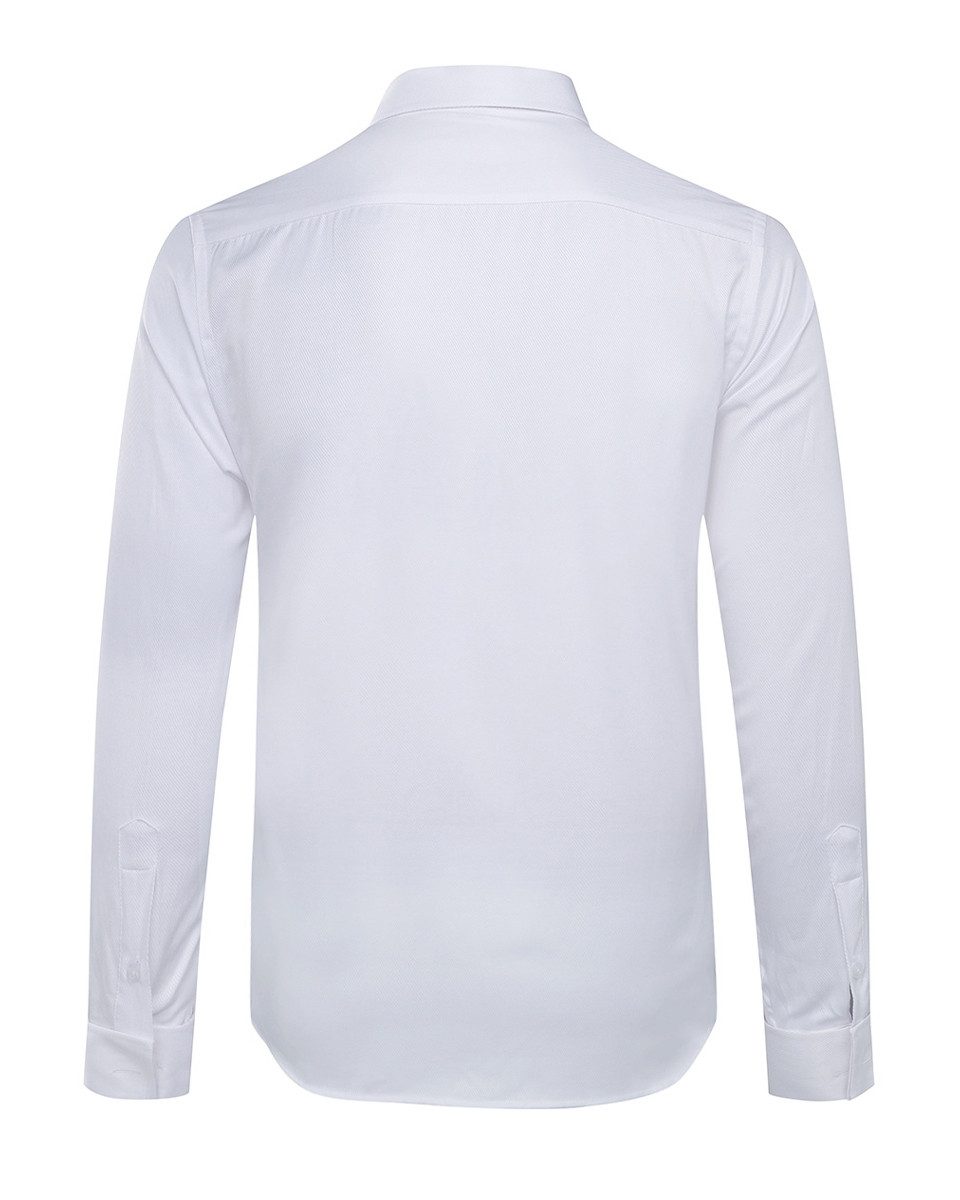 Allthemen Langarmhemd aus Baumwollmischung Langarmhemd mit günstig online kaufen