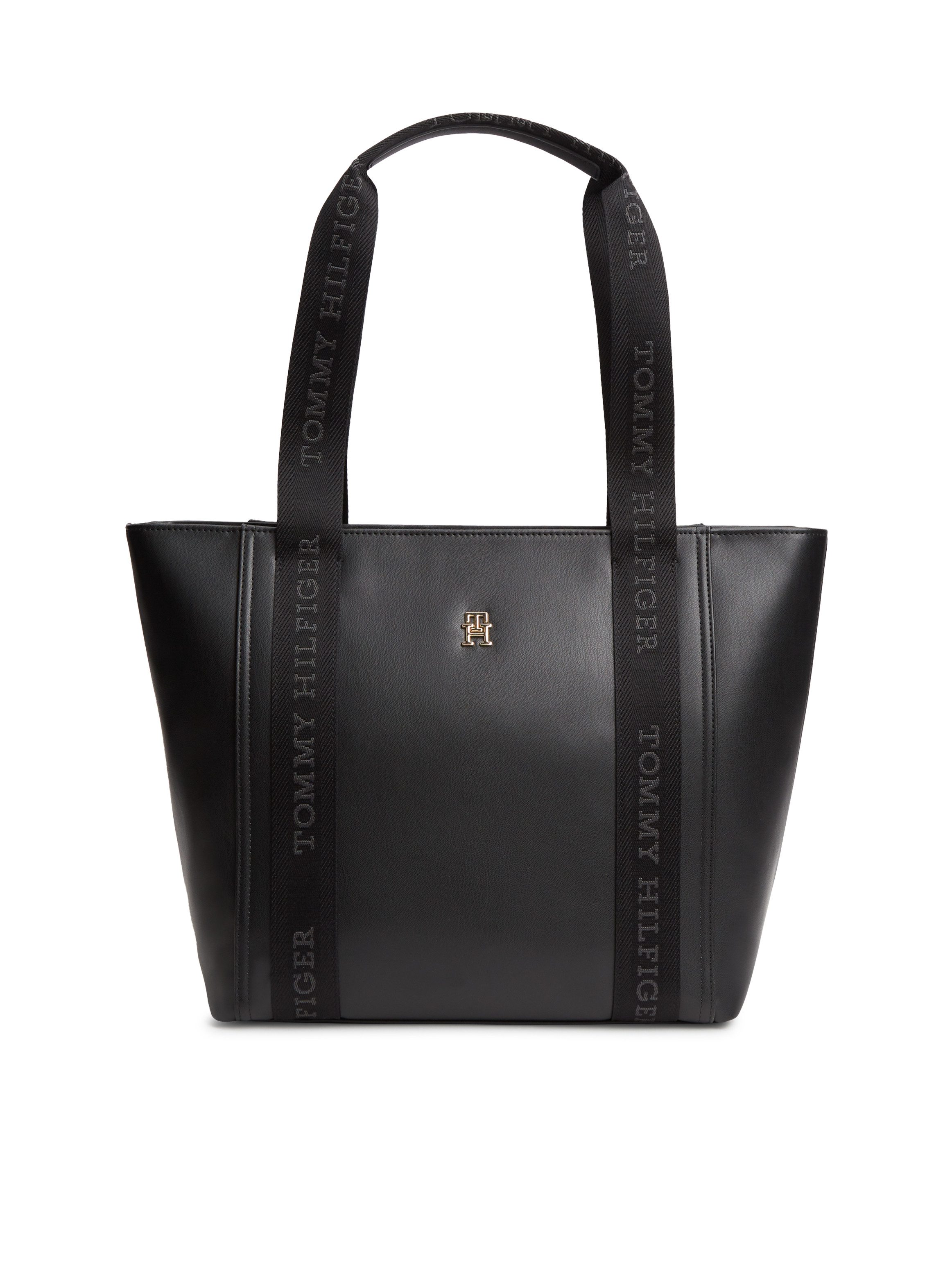 Tommy Hilfiger Tragetasche IM LATAM LOGO TOTE, Damen Schultertasche, Handtasche mit Logoschriftzug