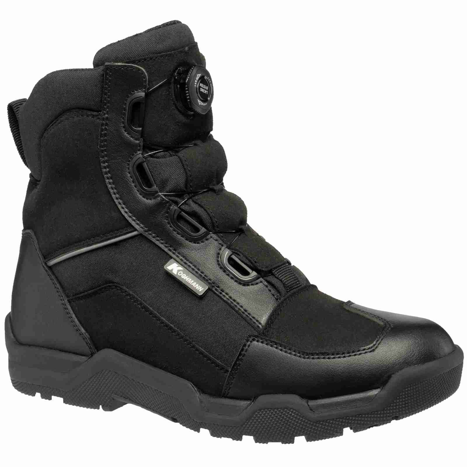 Kochmann Boots Kochmann Bergamo Motorradstiefel Schwarz 43 Motorradstiefel (Packung, Antistatische und Öl- und Benzinfeste Sohle) motorradschuhe für herren
