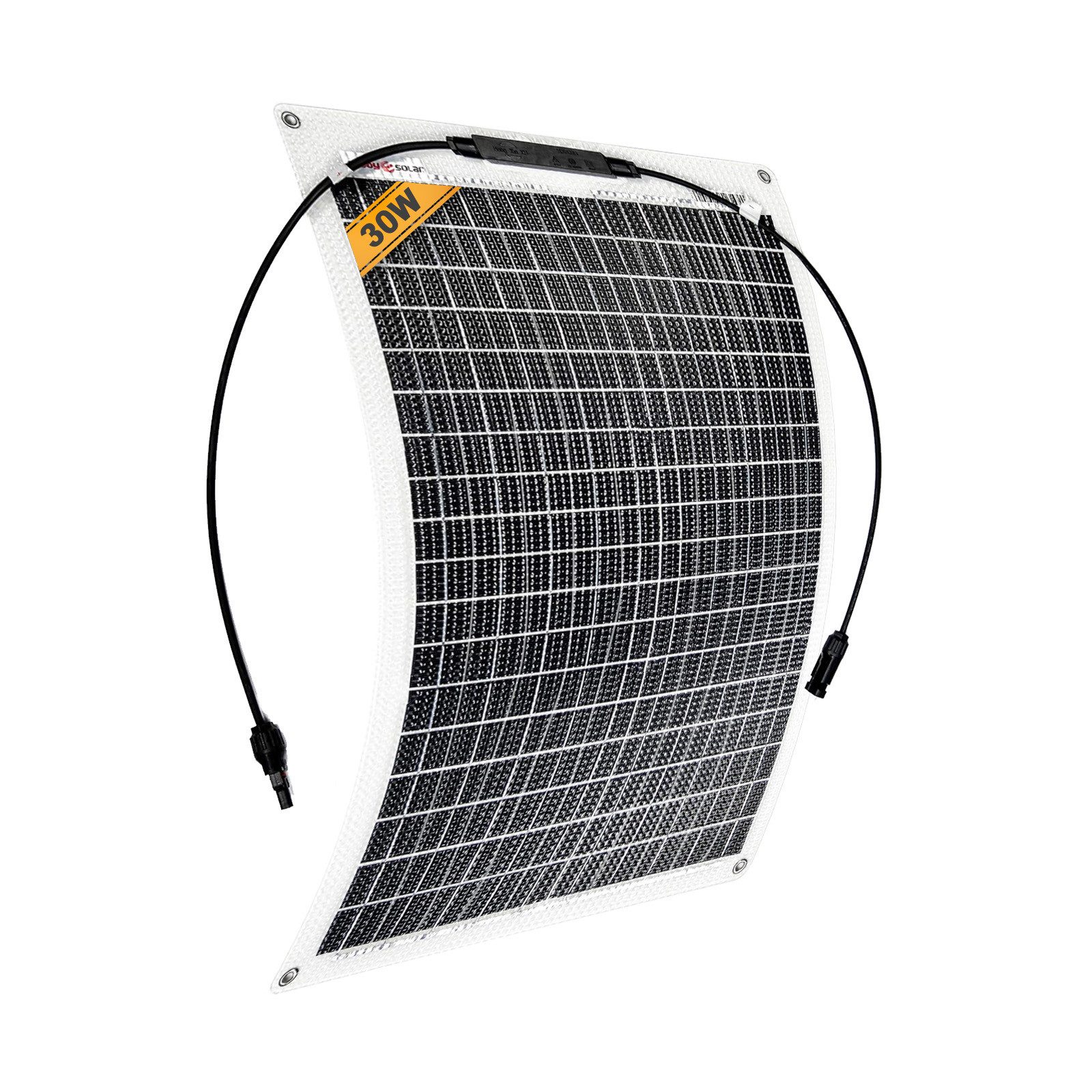 enjoy solar Solarmodul ETFE Marine Semiflexible PERC Zellen, 182mm 10BB 12V/100W-200W, PERC Zellen, 7-lagige robuste Konstruktion trotz flexible bis zu max. 50° biegsam