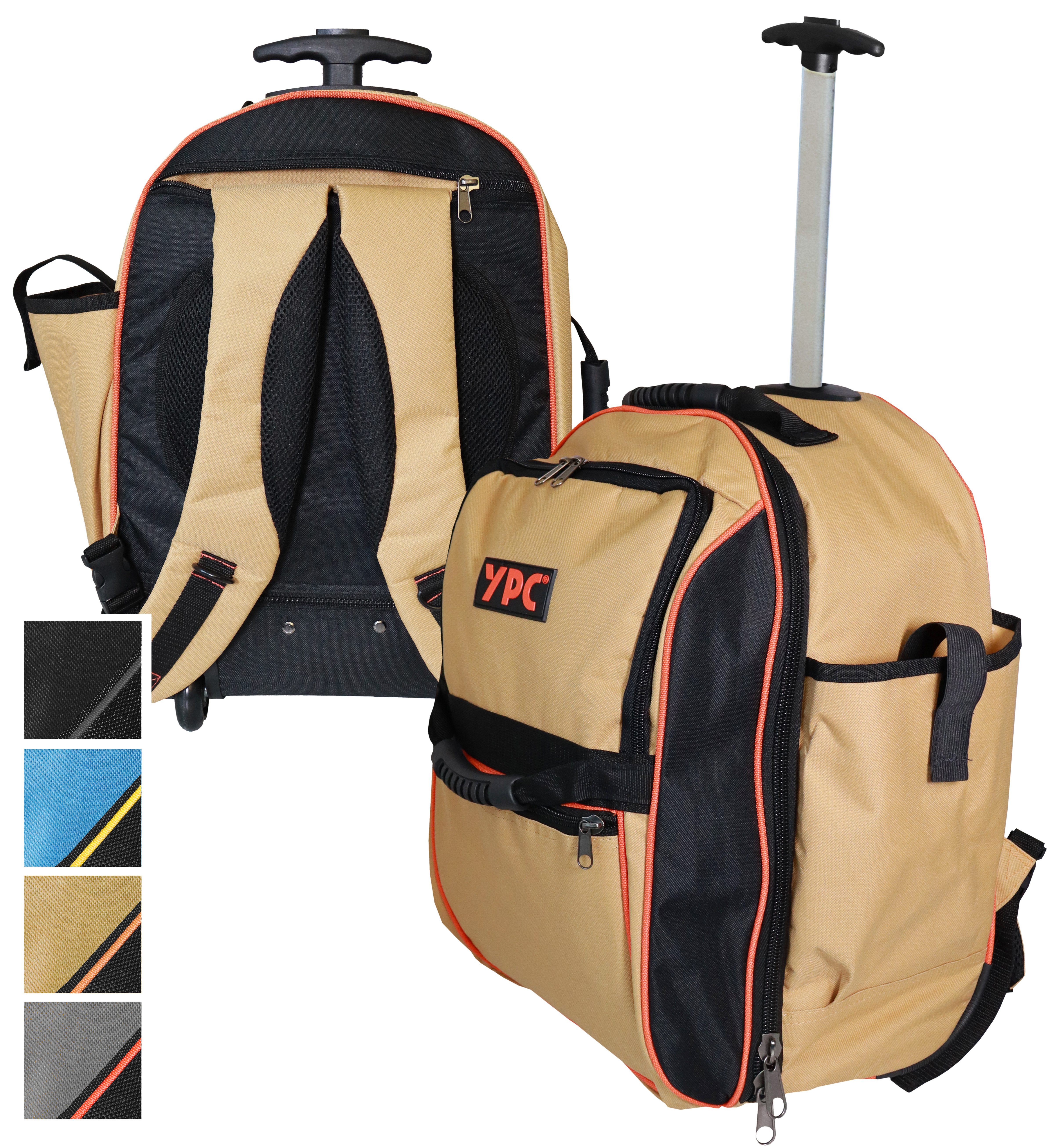 YPC Werkzeugtrolley "Juggernaut" Trolley-Rucksack, 54x36x25cm, 40 Liter, praktisch, modern, allrounder, komfortabel, stabil