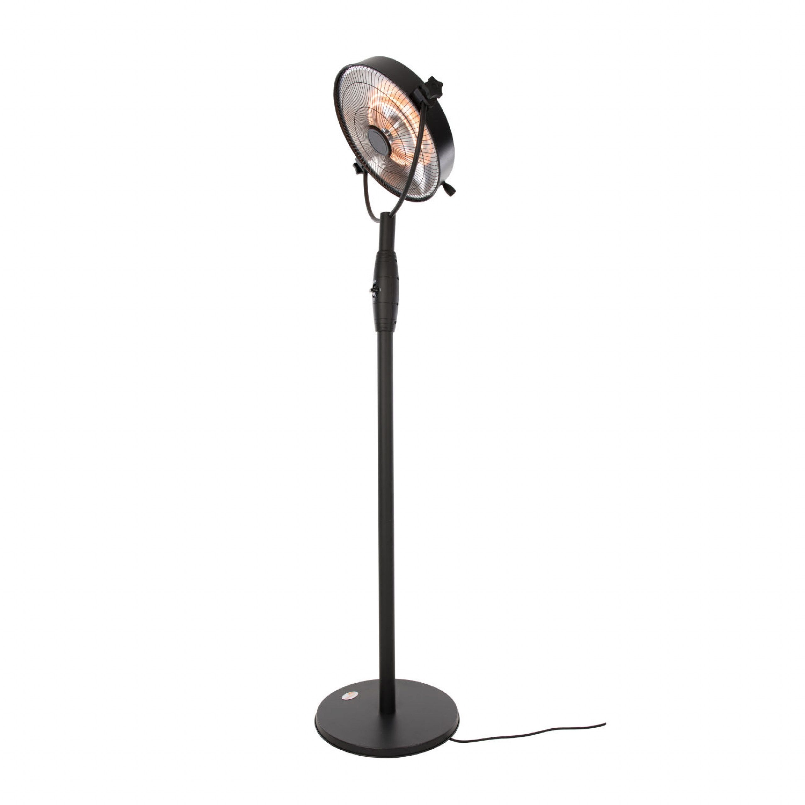 SUNRED® heat systems Heizstrahler SUNRED® Heizstrahler Retro schwarz 2100 W Halogenstrahler