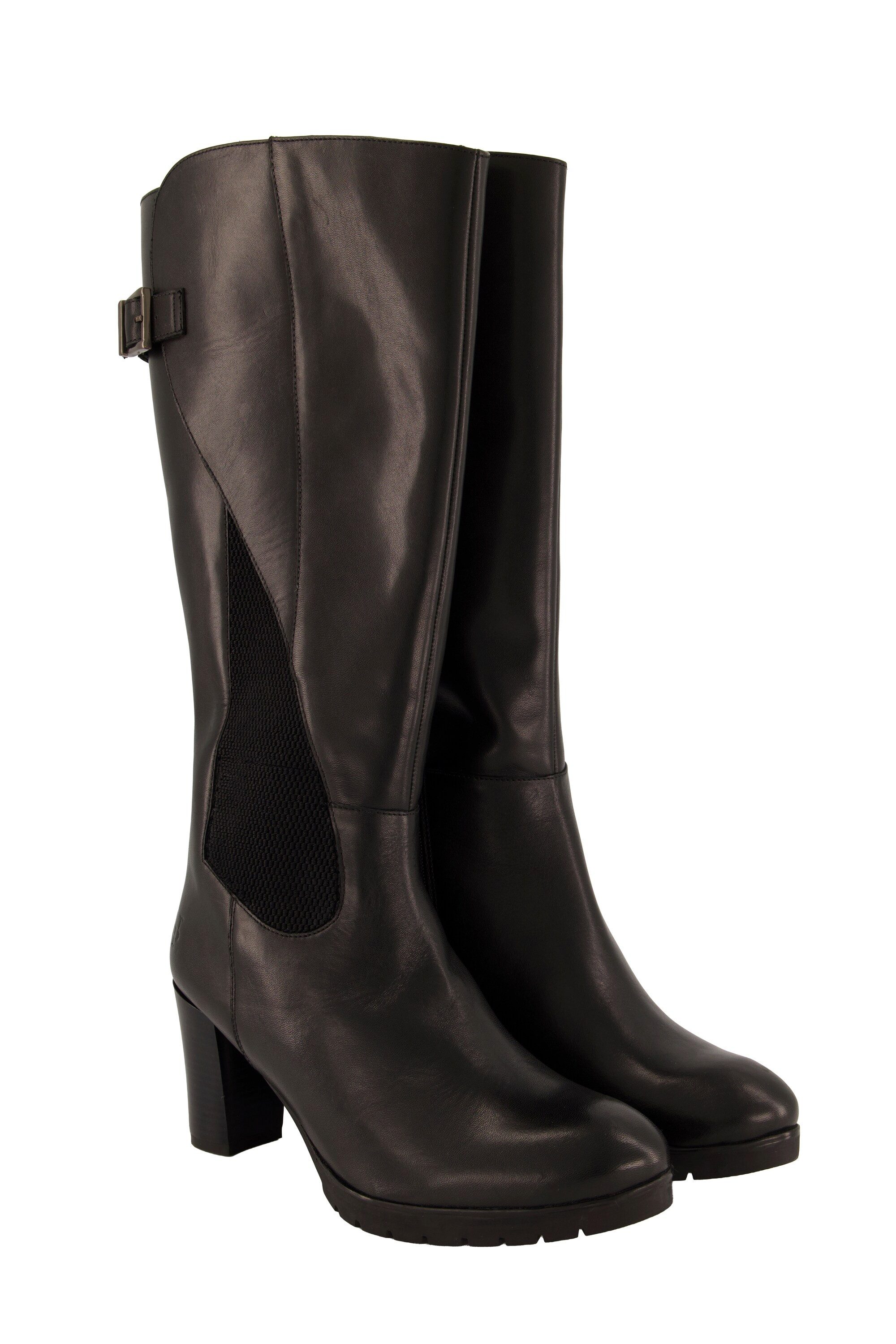 Ulla Popken Lederstiefel XL-Schaft Wechselfußbett Nappaleder günstig online kaufen