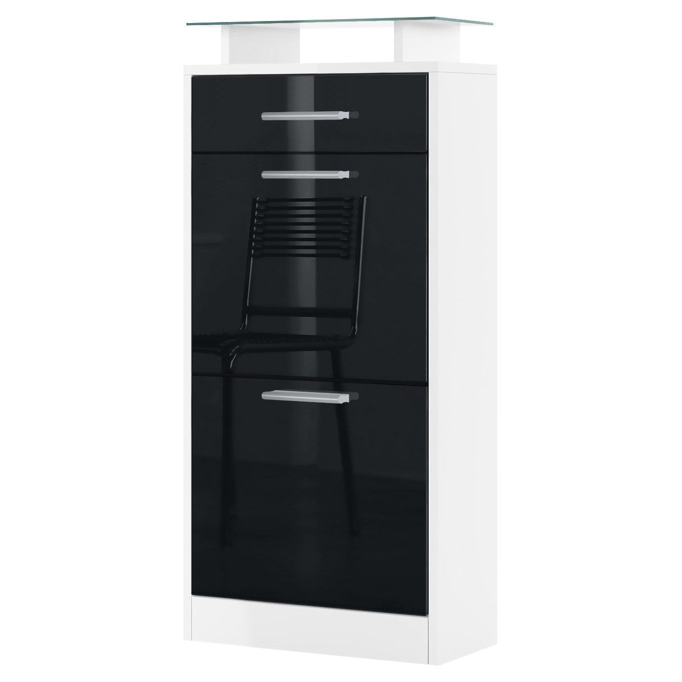 Vladon Schuhschrank Loret V2 (Schuhkipper für günstig online kaufen