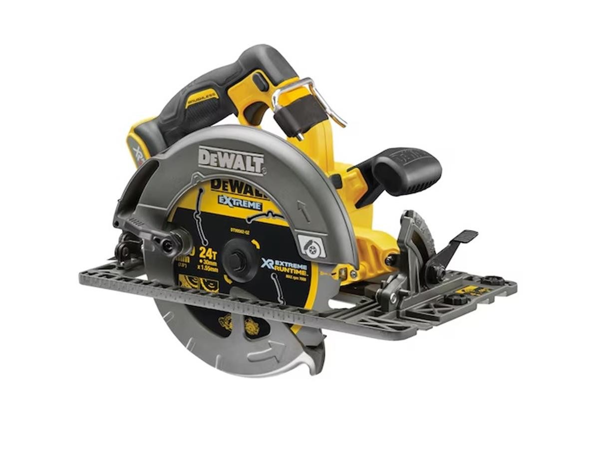 DeWalt Akku-Handkreissäge 54V, Basisvers, ohne Akku und Ladegerät, Sägeblatt-Ø: 190 mm, inkl. T STAK-Box VI