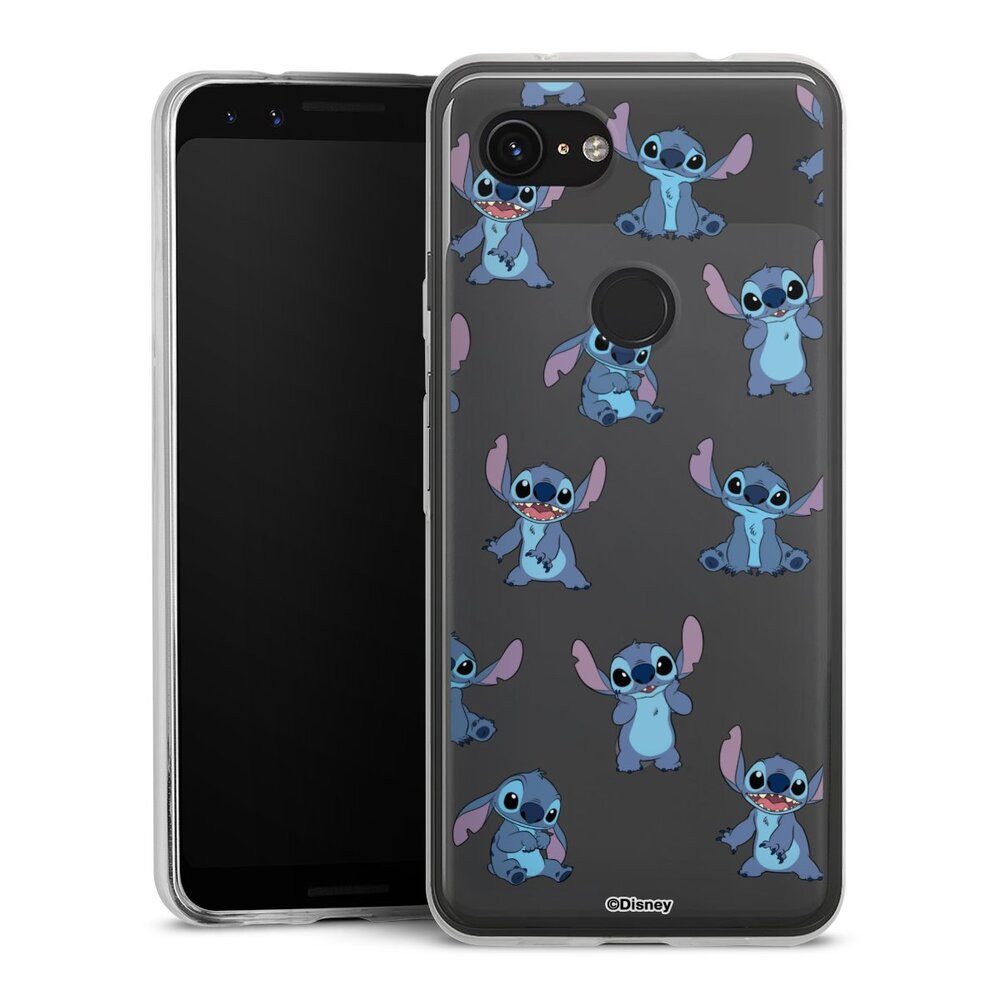 DeinDesign Handyhülle Lilo & Stitch Offizielles Lizenzprodukt Disney, Google Pixel 3a Slim Case Silikon Hülle Ultra Dünn Schutzhülle