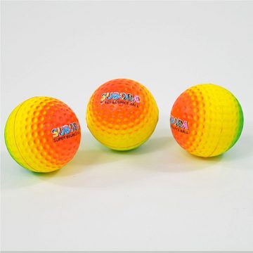 Spielball Flummi-Bälle-Set, Großer Springball mit ø 6 cm