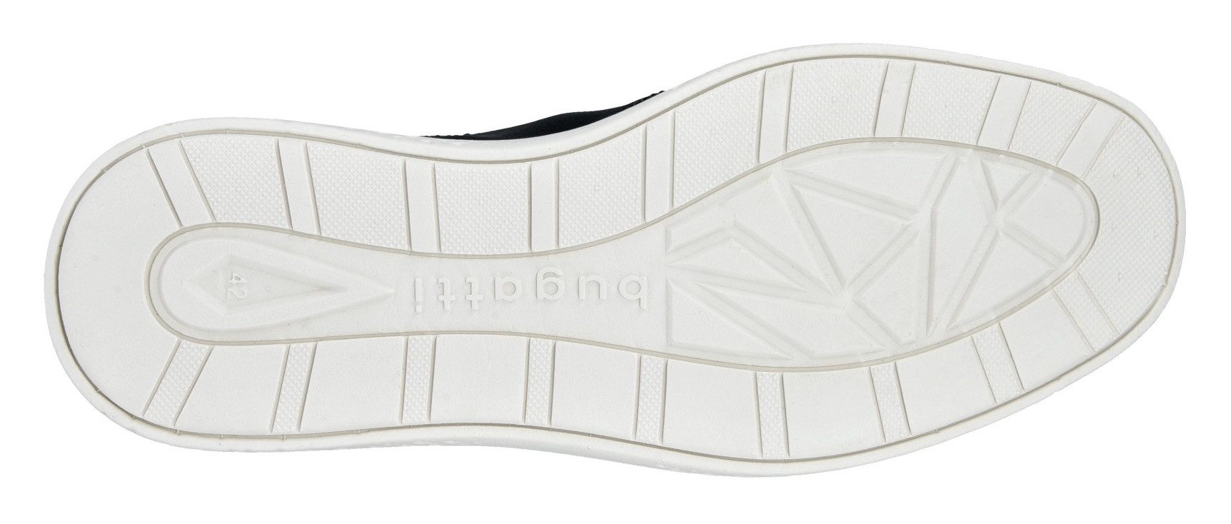 bugatti Slip-On Sneaker Halbschuh, Freizeitsneaker mit Perforation, elastische Schnürsenkel