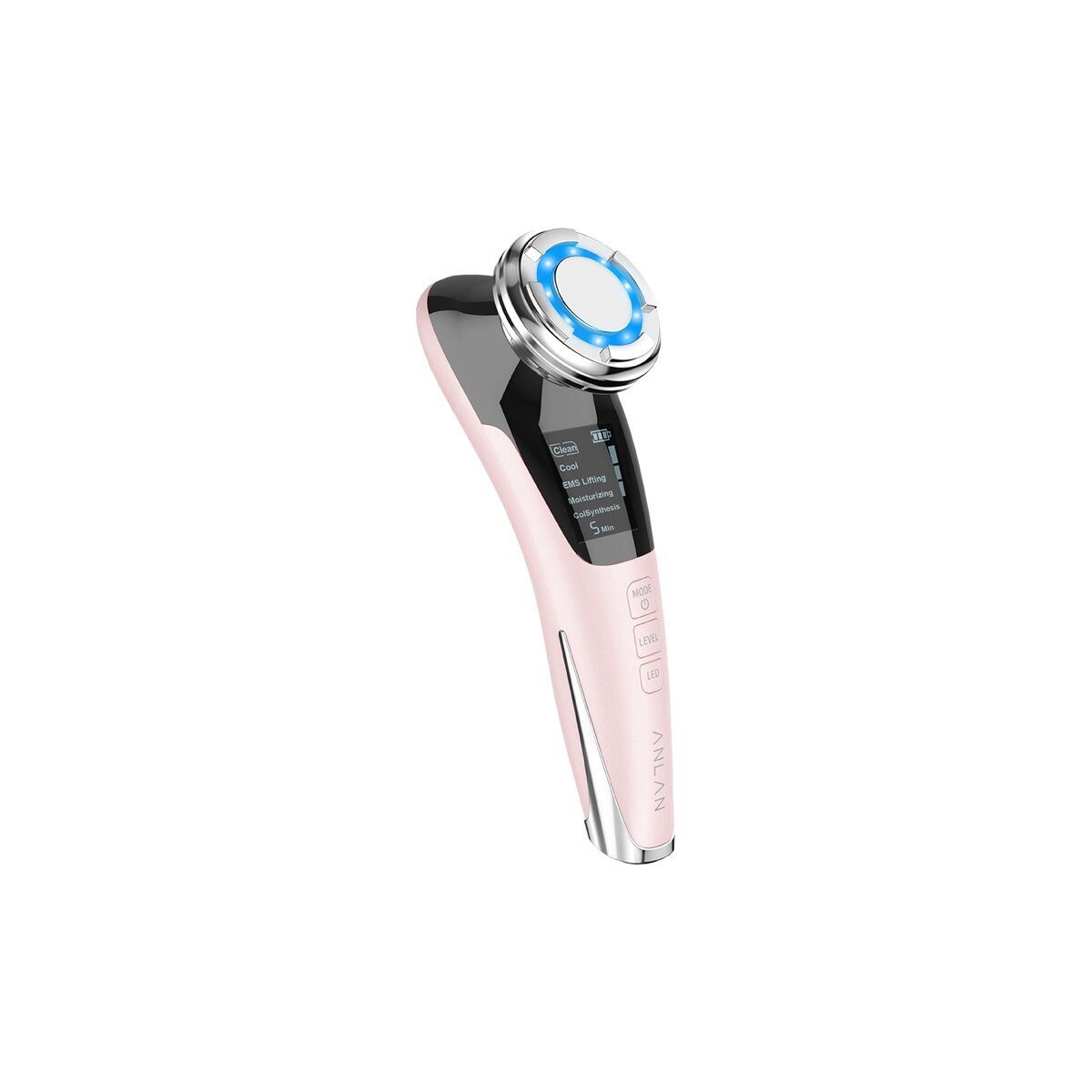 ANLAN Gesichtsmassagegerät ANLAN Ultraschall-Gesichtsmassagegerät 01-ADRY11-001 (rosa)