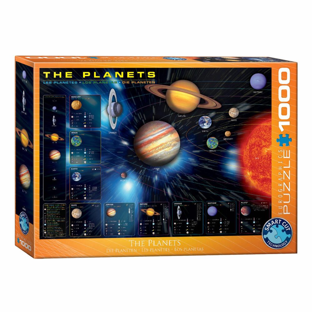 EUROGRAPHICS Puzzle Die Planeten, 1000 Puzzleteile