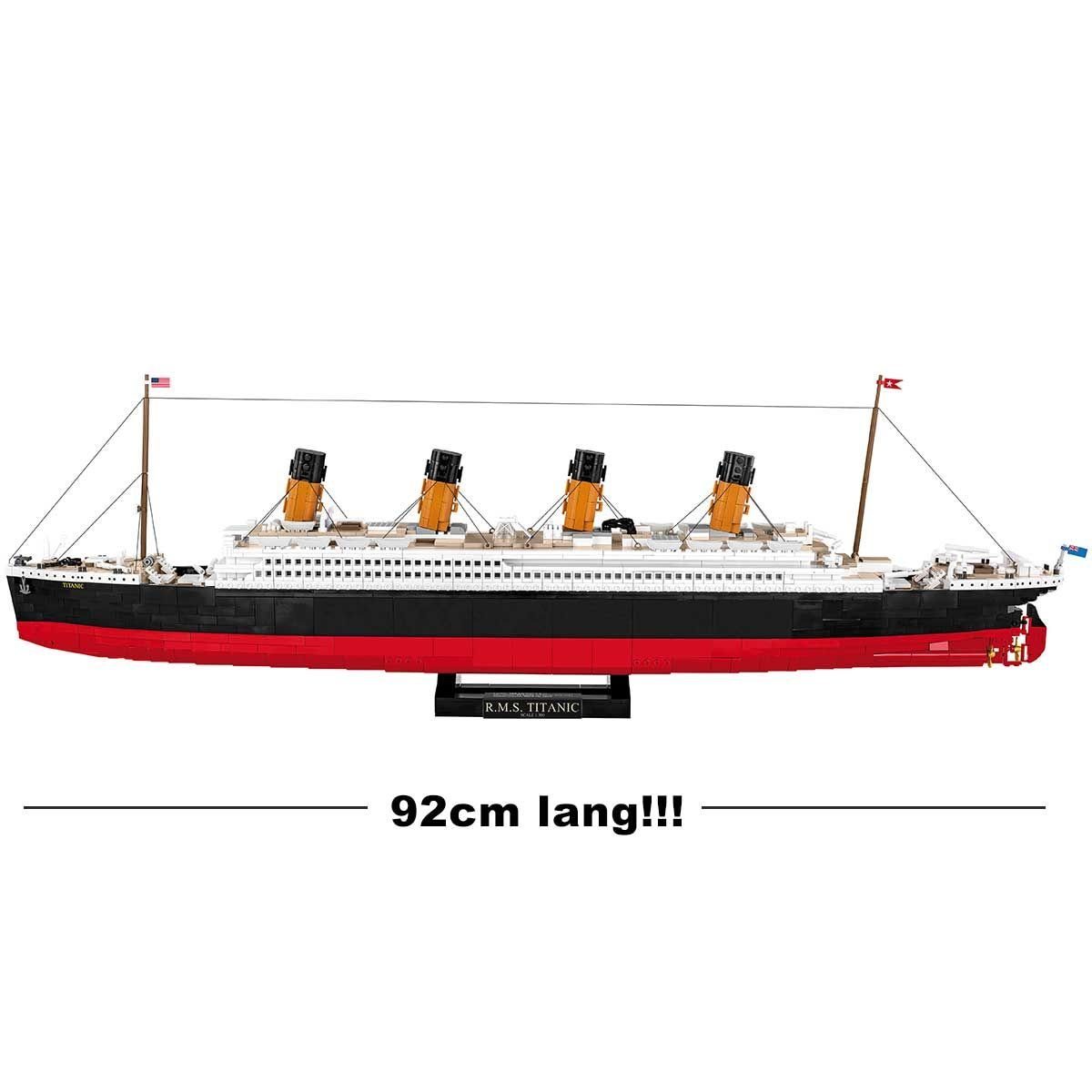 COBI Cobi 1916 R.M.S. Titanic Kreuzfahrschiff- 2840 Konstruktionsspielsteine, (Set, 2840 St)