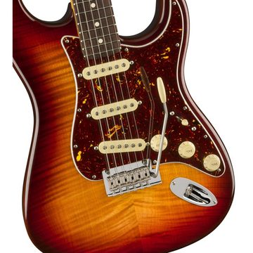 Fender E-Gitarre, 70th Anniversary American Professional II Stratocaster RW Comet Burs