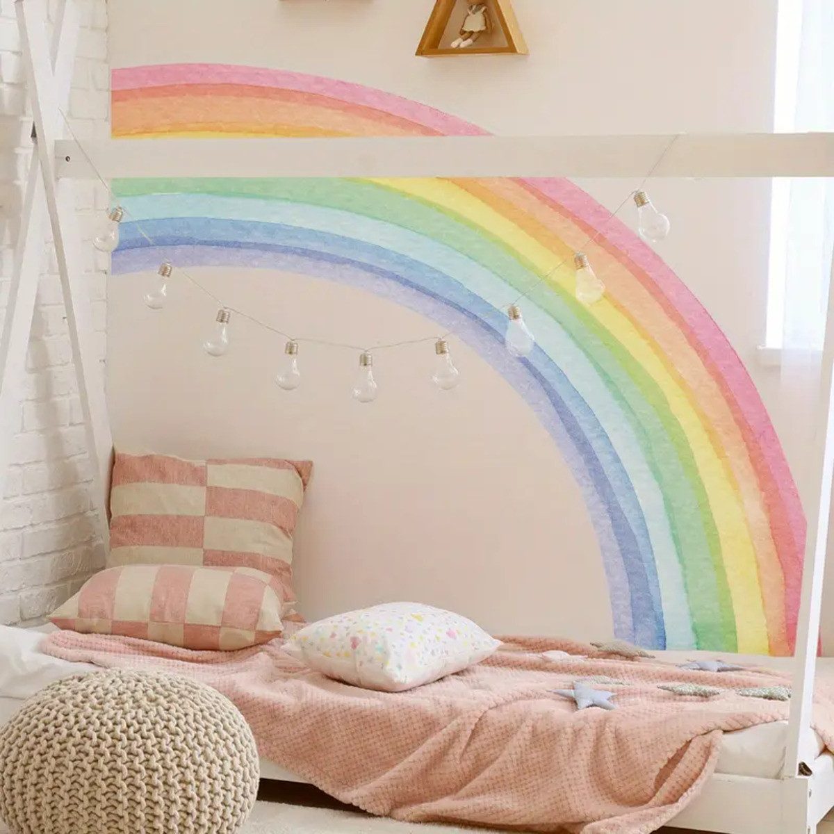 Montegoni Wandtattoo XXL- big-half Regenbogen Wandtattoo, günstig online kaufen