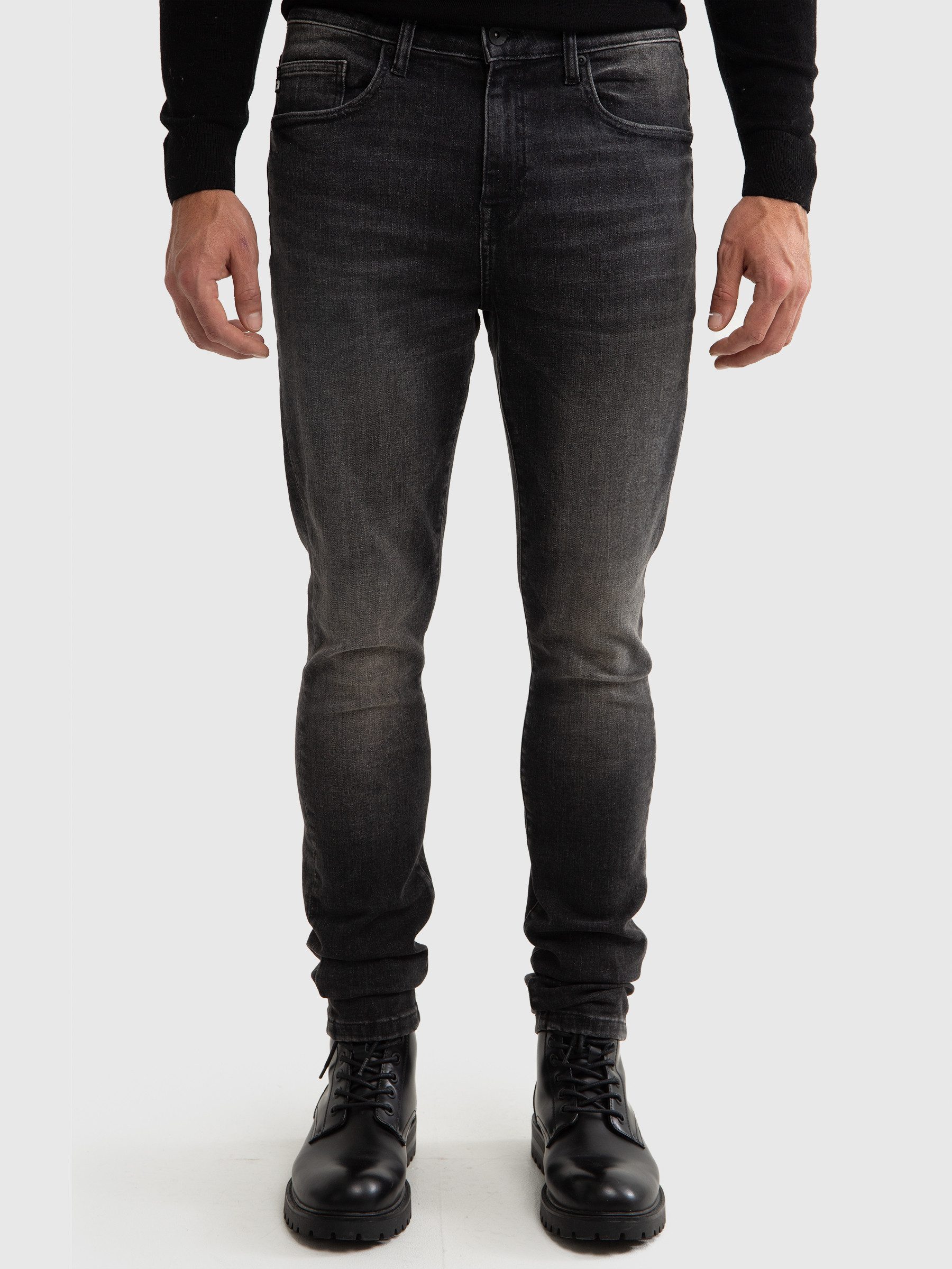 BIG STAR Skinny-fit-Jeans DERIC HIGH WAIST hohe Leibhöhe