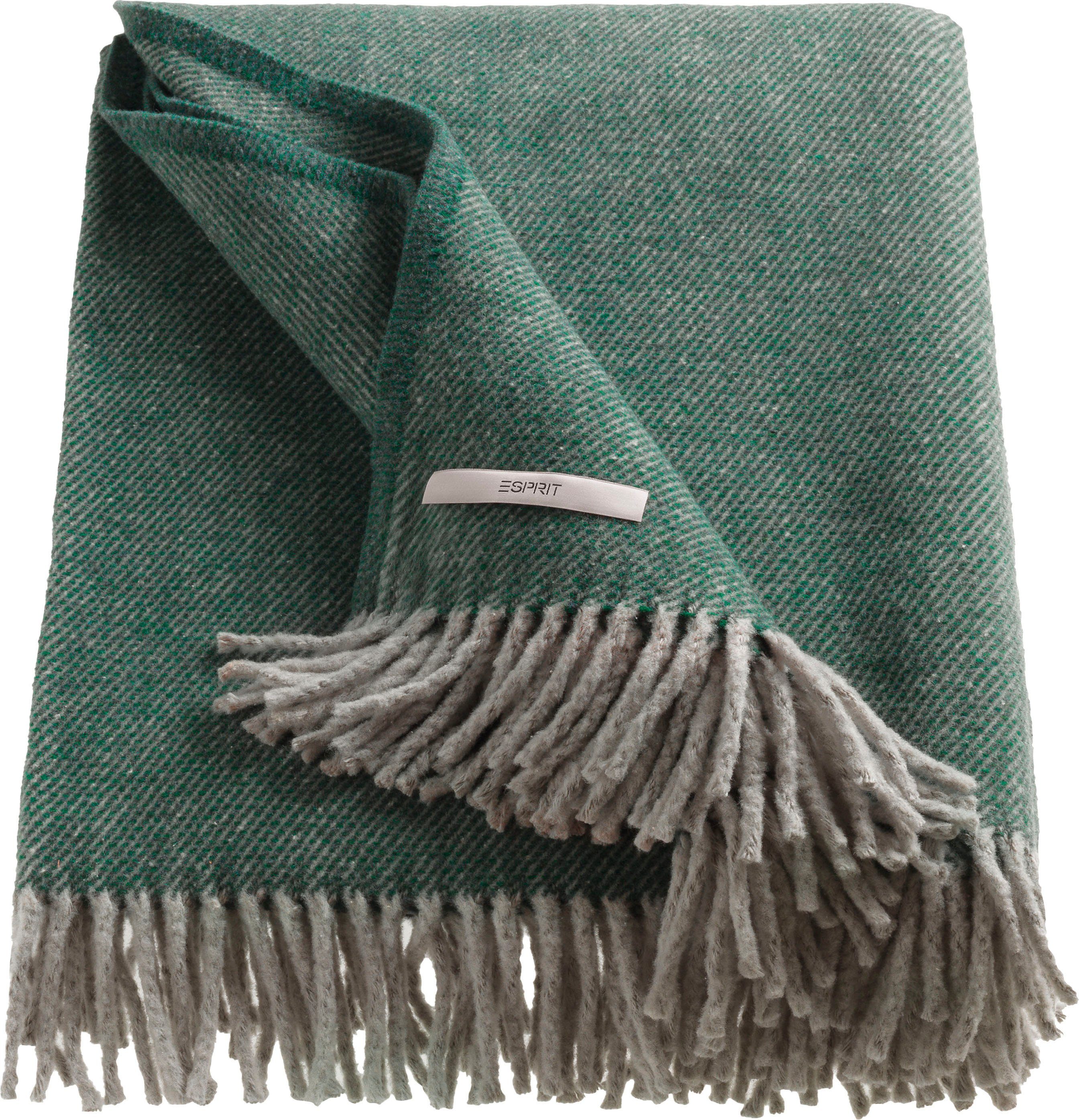 Esprit Plaid  Jade ¦ grün ¦ Baumwollmischgewebe ¦ Maße (cm): B: 140 H: 1,5 günstig online kaufen