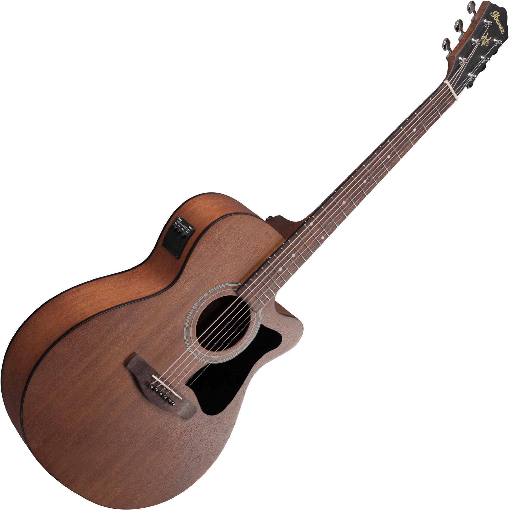 Ibanez Westerngitarre Akustikgitarre mit Cutaway und Tonabnehmer, Grand Concert, Packung