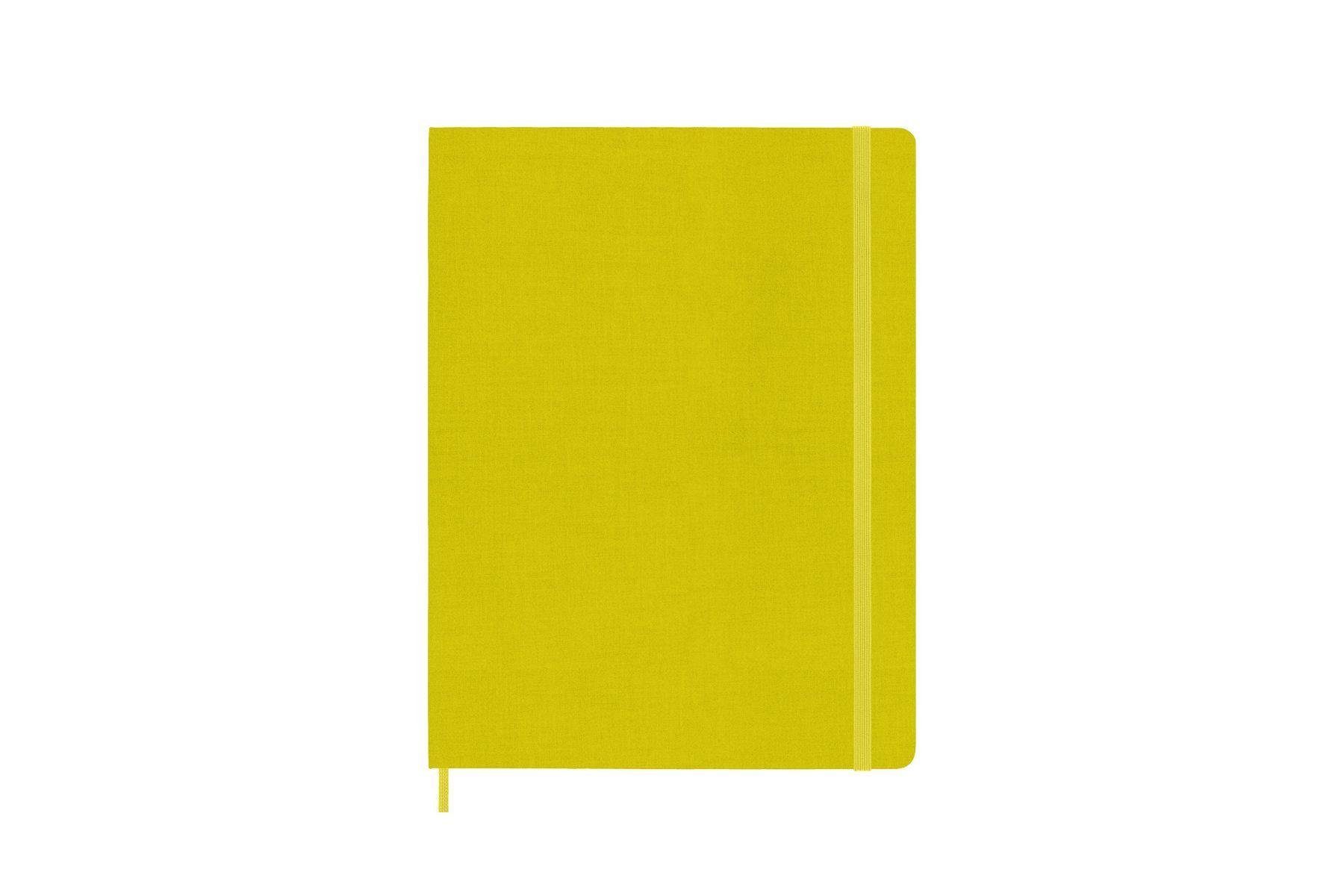 Color, MOLESKINE Strohgelb Notizbuch - XL, Moleskine Stoffeinband, Liniert, Notizbuch