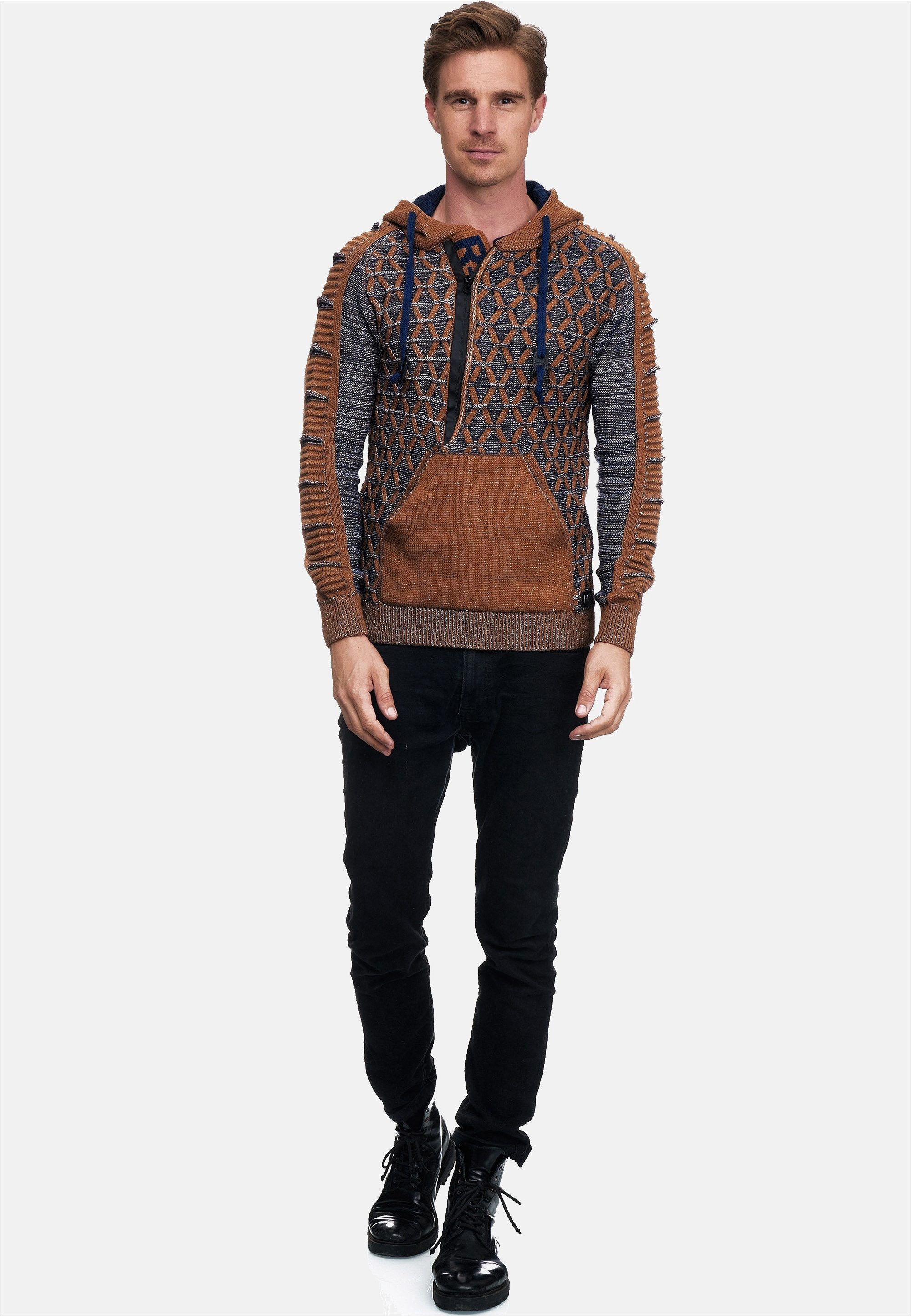Rusty Neal Kapuzensweatshirt in ausgefallenem Design