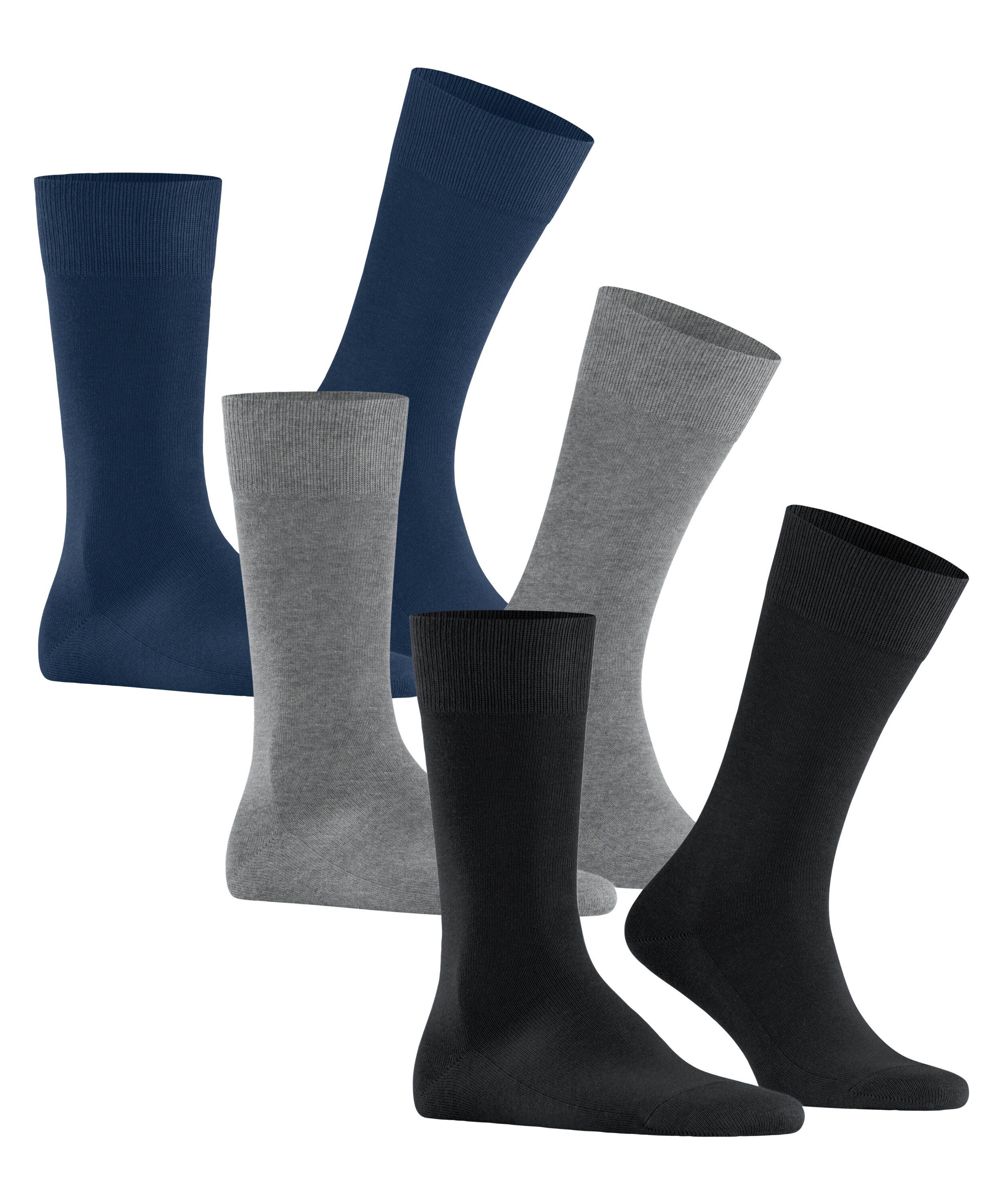 FALKE Socken Family 3-Pack (3-Paar) mit weicher Baumwolle günstig online kaufen