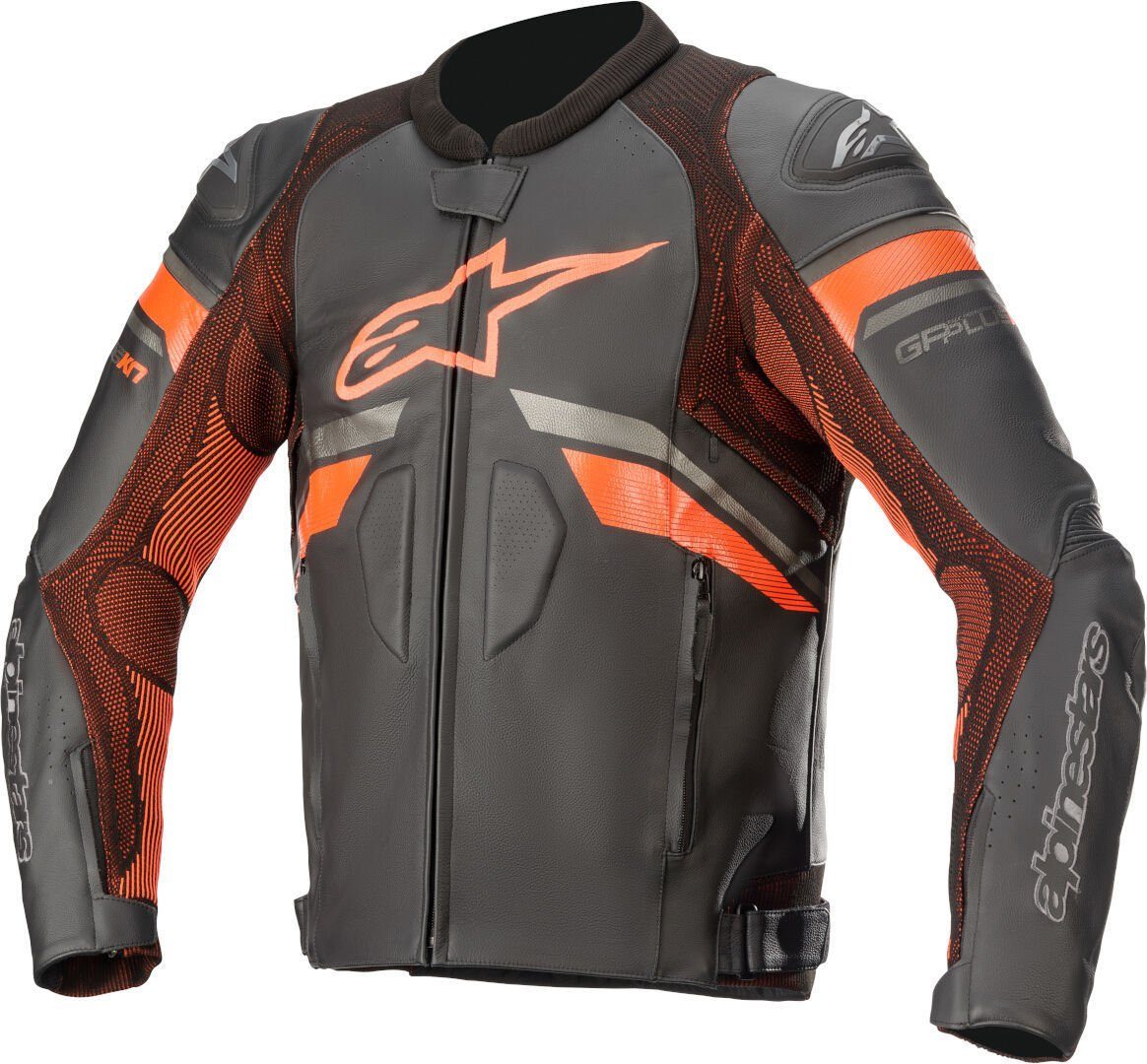 Alpinestars Motorradjacke GP Plus R V3 Rideknit Motorrad Lederjacke Black/Orange