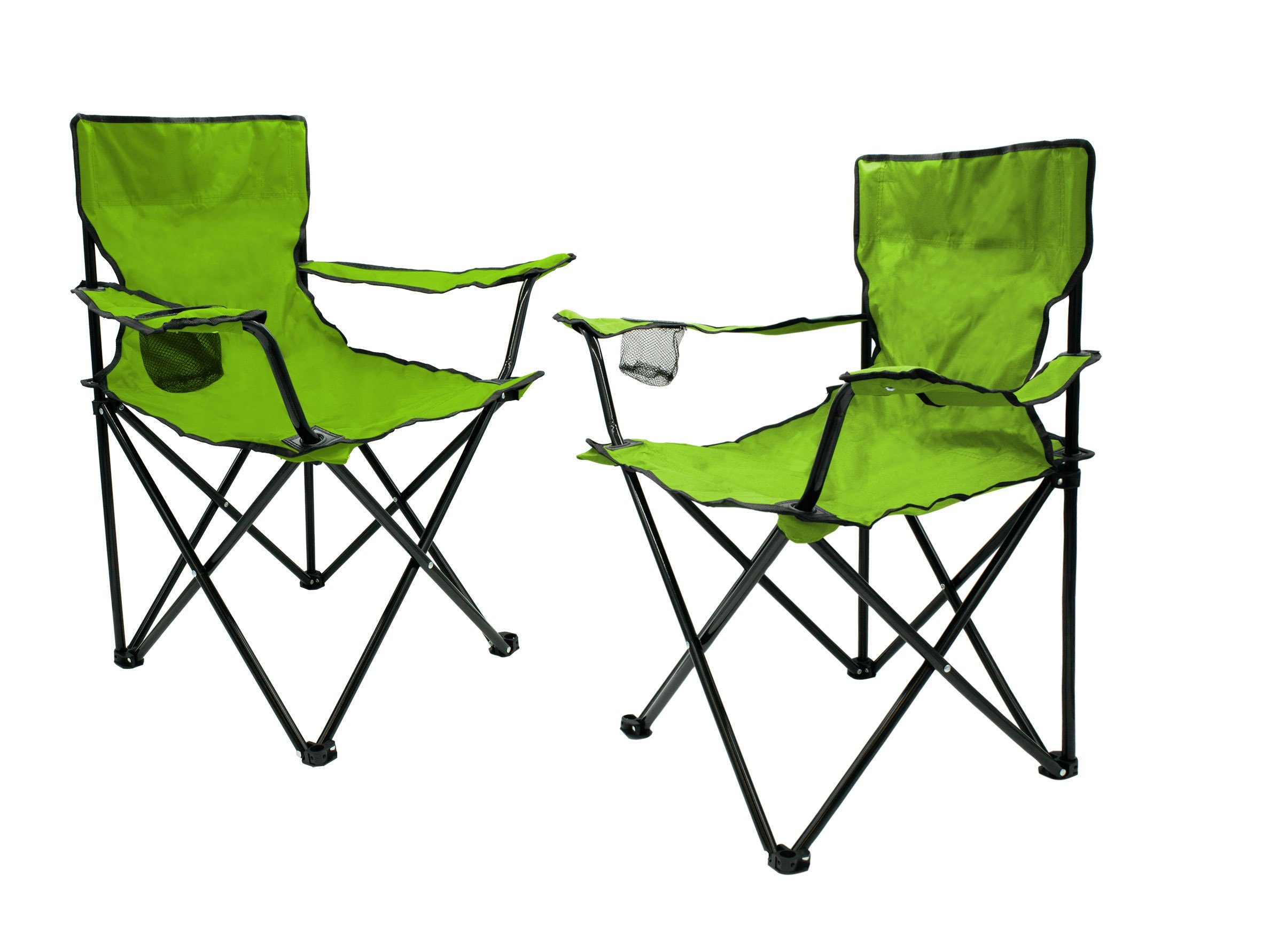 Spetebo Campingstuhl Campingstuhl mit Getränkehalter - günstig online kaufen