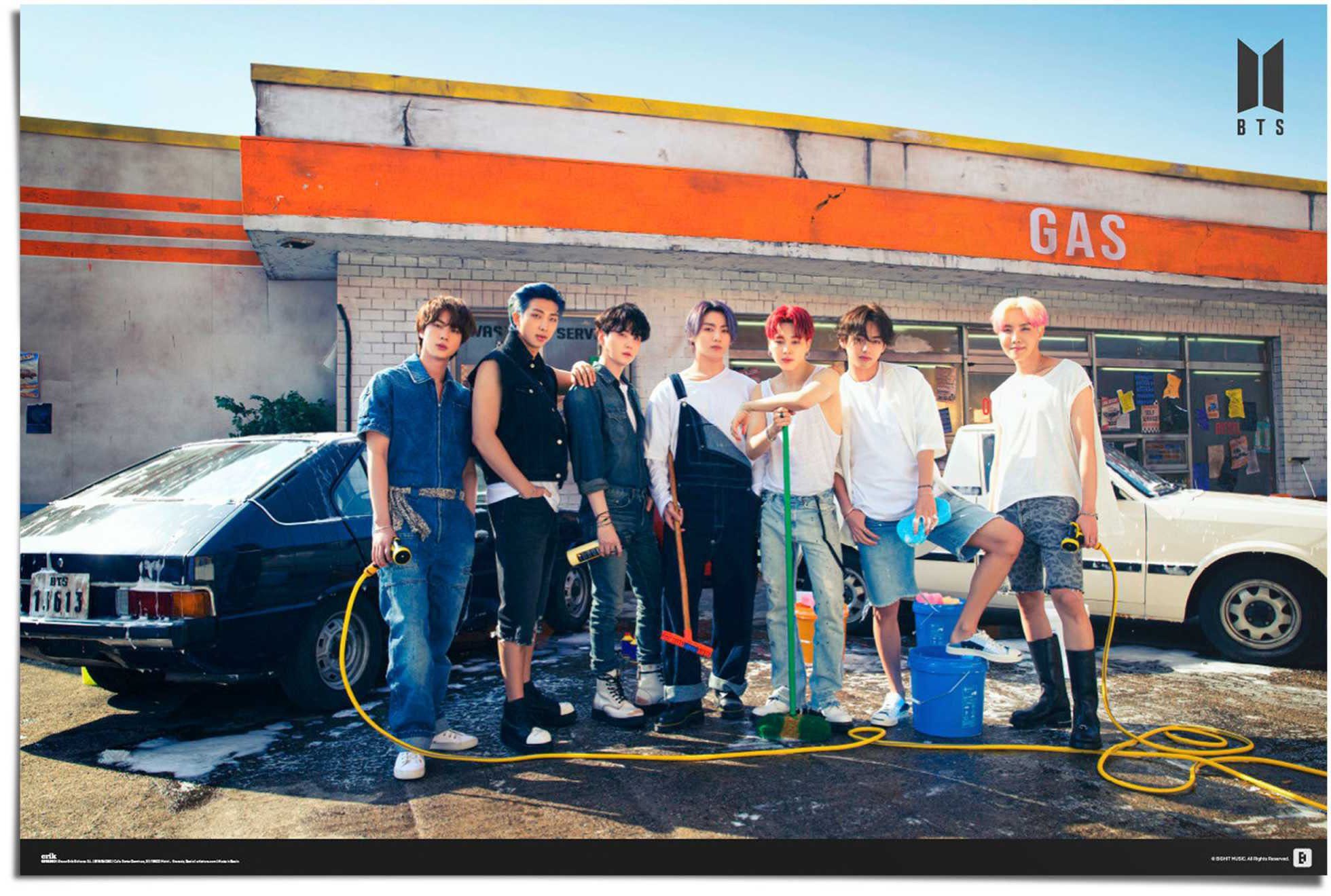 BTS Poster - gas station Reinders!