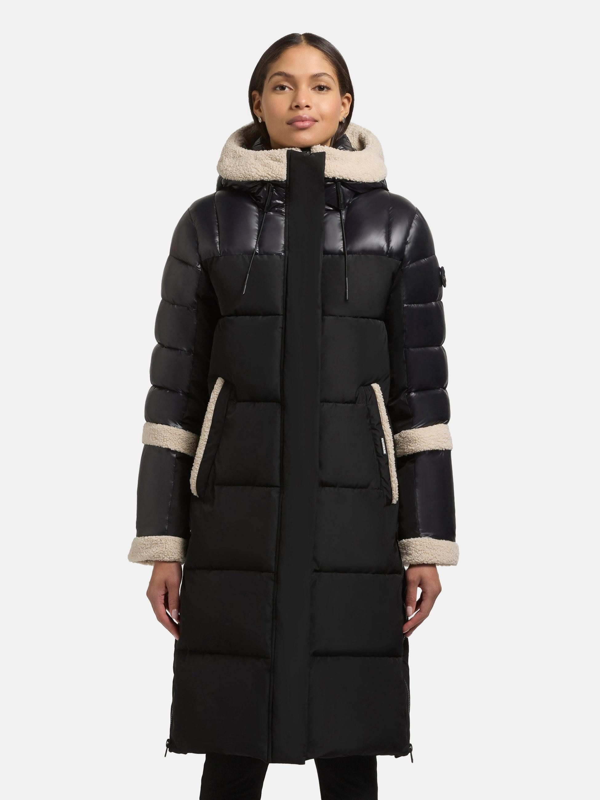 khujo Steppmantel Desna2 Langer gesteppter Damen Mantel mit zahlreichen Fea günstig online kaufen