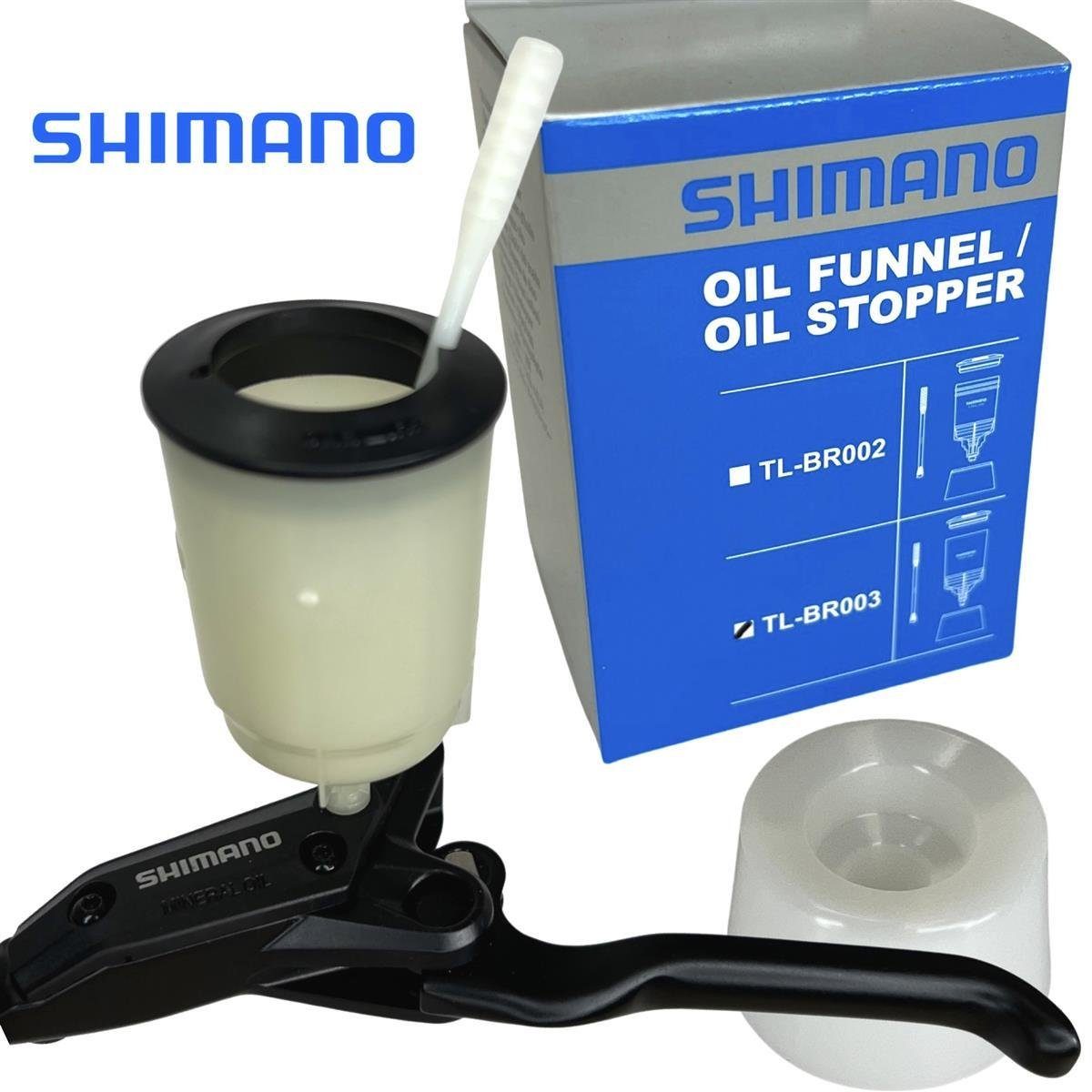 Shimano Fahrrad-Montageständer Shimano MTB / Befüllbecher Bleed Öl Ebike M5 Service TL-BR003 Trichter