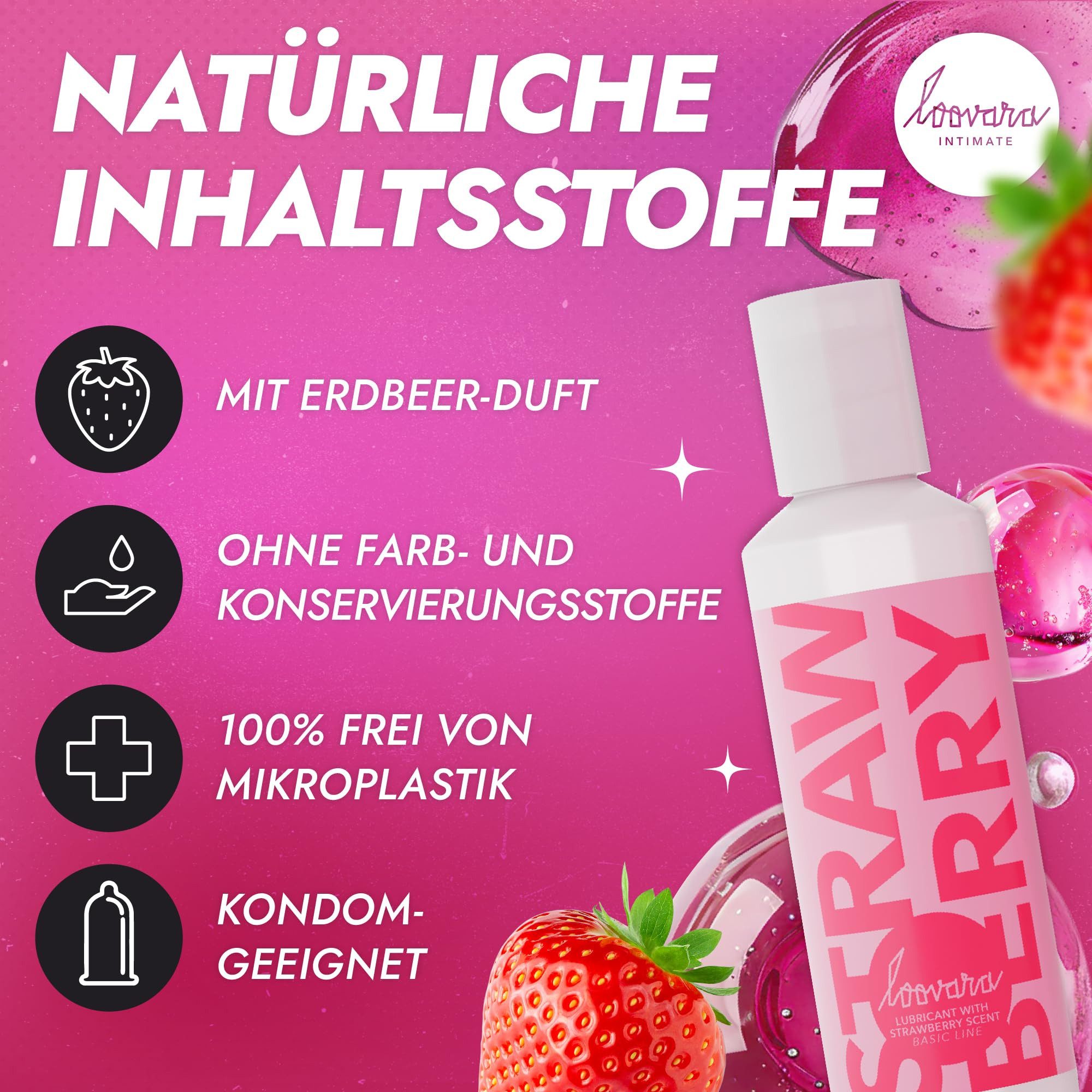 Loovara Gleitgel Loovara Erdbeere Gleitgel, Packung, 1-tlg.