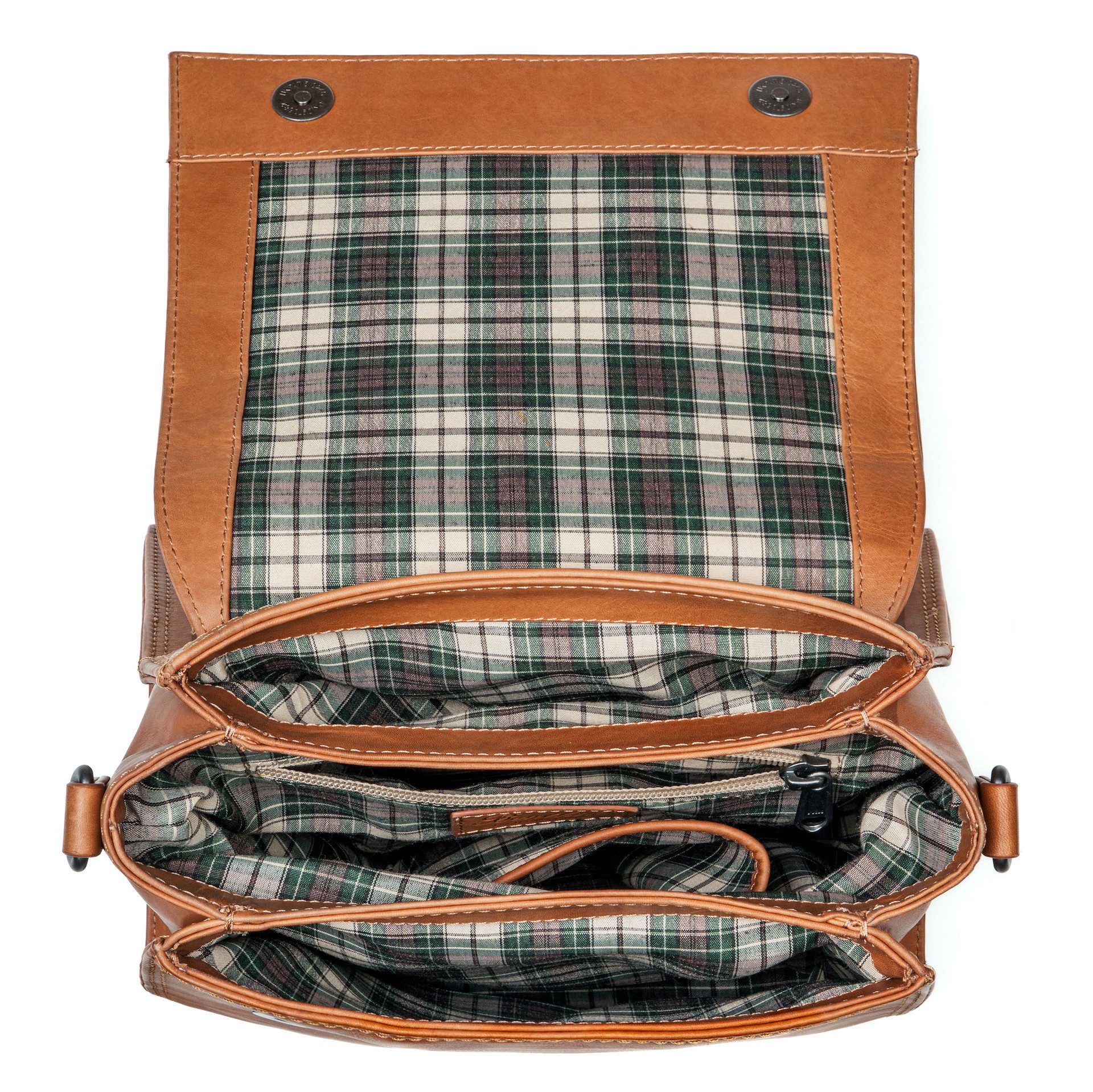 Benthill Henkeltasche Damen Echt Leder Henkeltasche Kleine Tasche Frauen Handtasche Bag, Reißverschlussfach – Bild 4 von 5