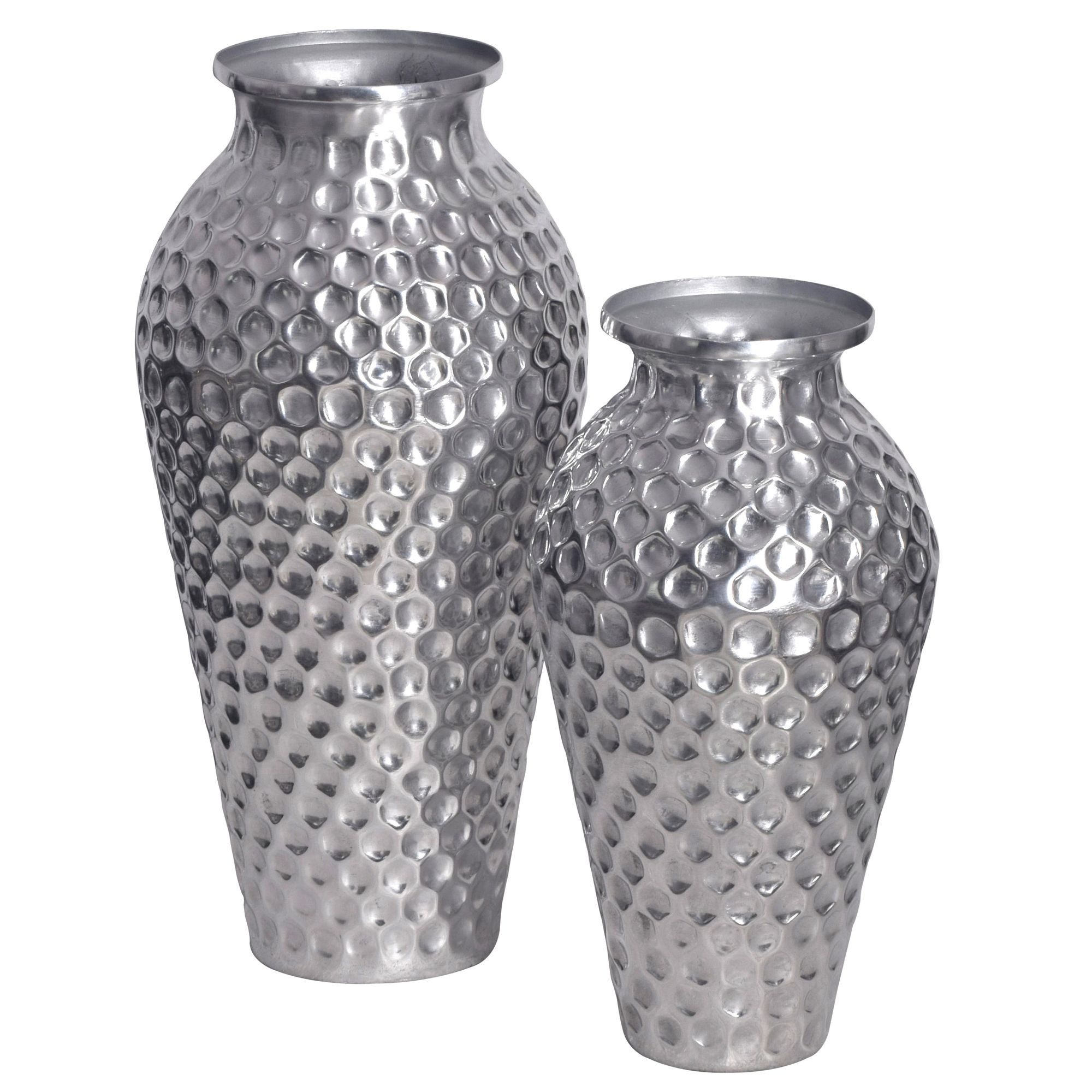 FINEBUY Bodenvase FB65099 (2er Set Aluminium günstig online kaufen