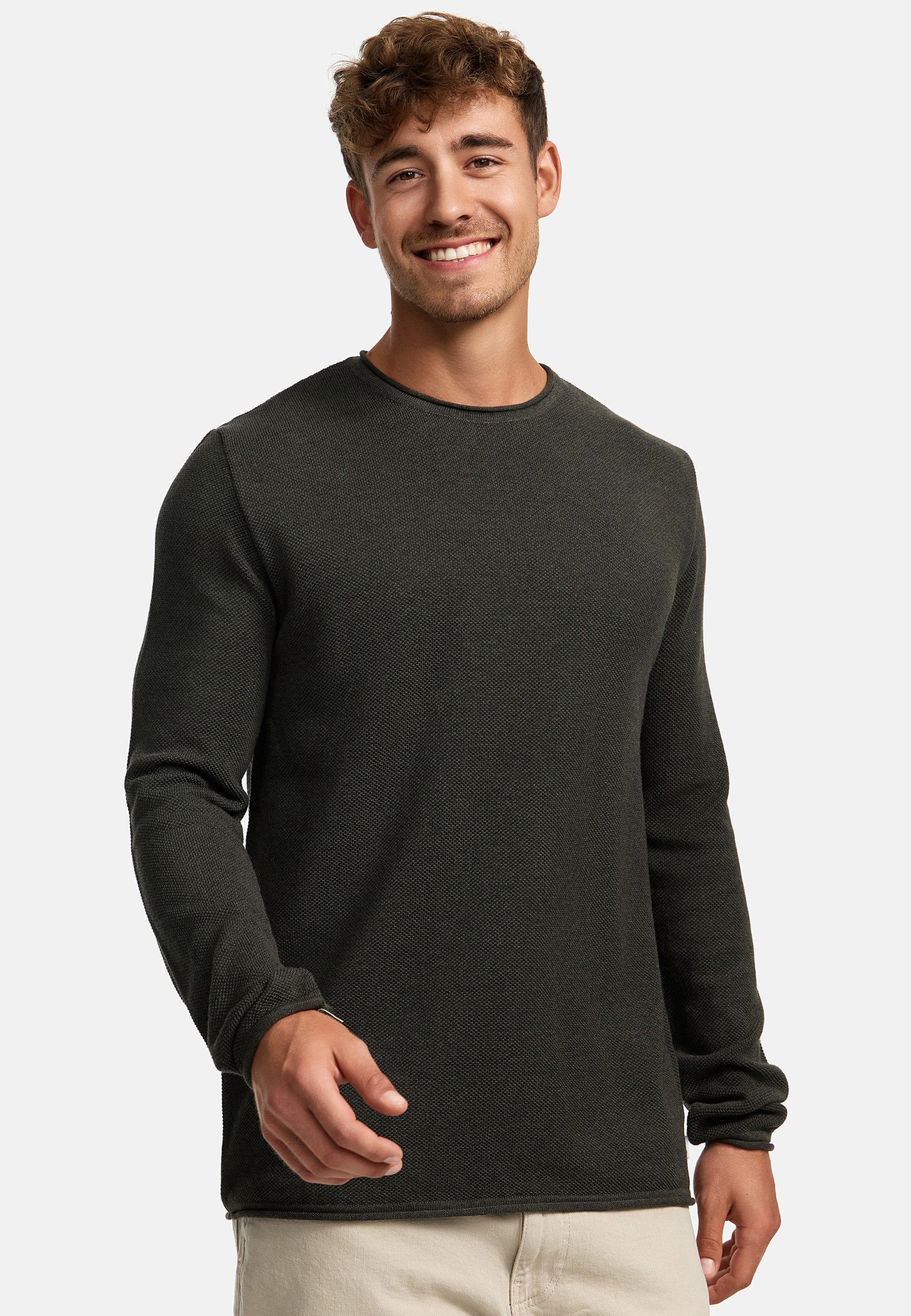 Kronstadt Strickpullover KSPep Feinstrickpullover mit Rundhalsschnitt günstig online kaufen