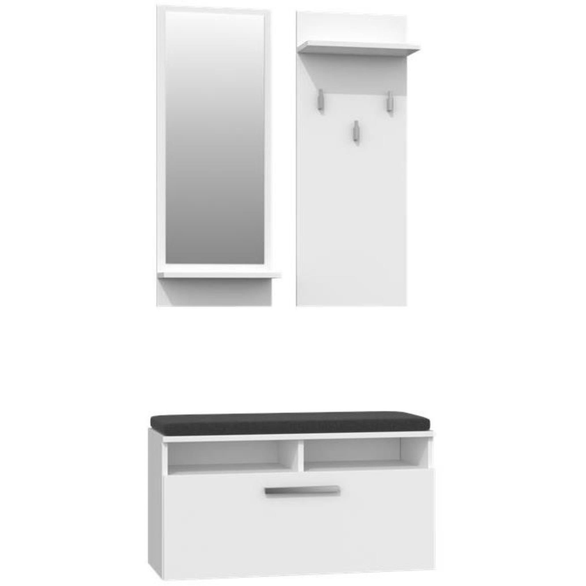 Beautysofa Kompaktgarderobe Harmony (stilvoll Dielegarderobe, Flurkommode günstig online kaufen