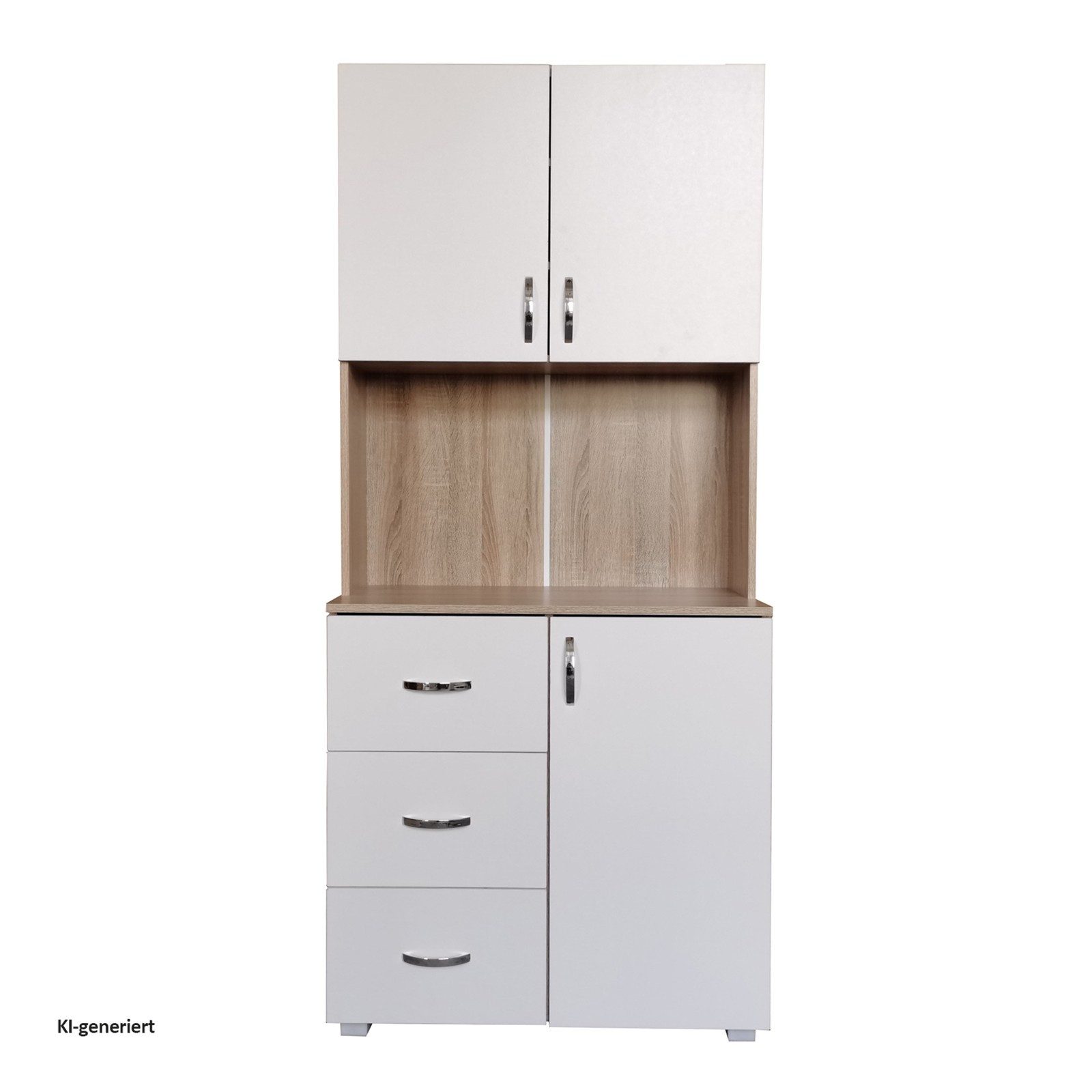 HTI-Line Küchenbuffet Küchenbuffet Blanca (Stück, 1-St., 1x Schrank Blanca, ohne Dekoration) Küchenschrank Hochschrank