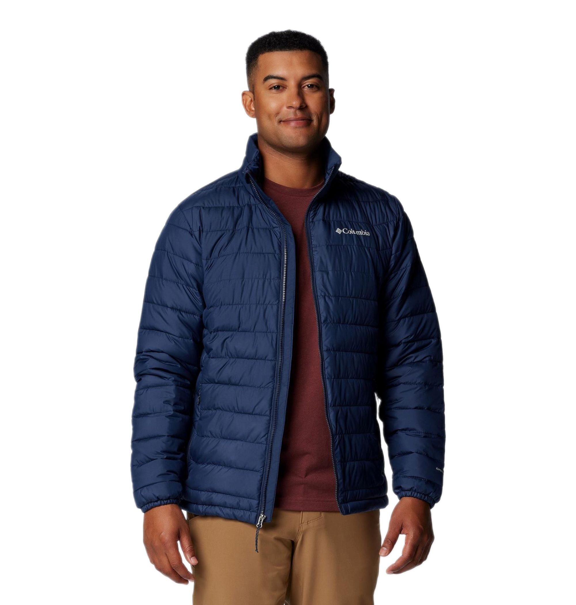 Columbia Funktionsjacke Steppjacke Powder Lite II (Omni-Heat™ Thermosystem) navyblau Herren