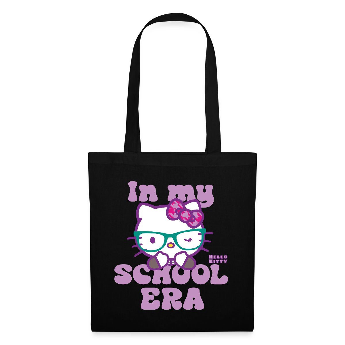 Spreadshirt Henkeltasche Hello Kitty Schulkind In My School Era Stoffbeutel (1-tlg)
