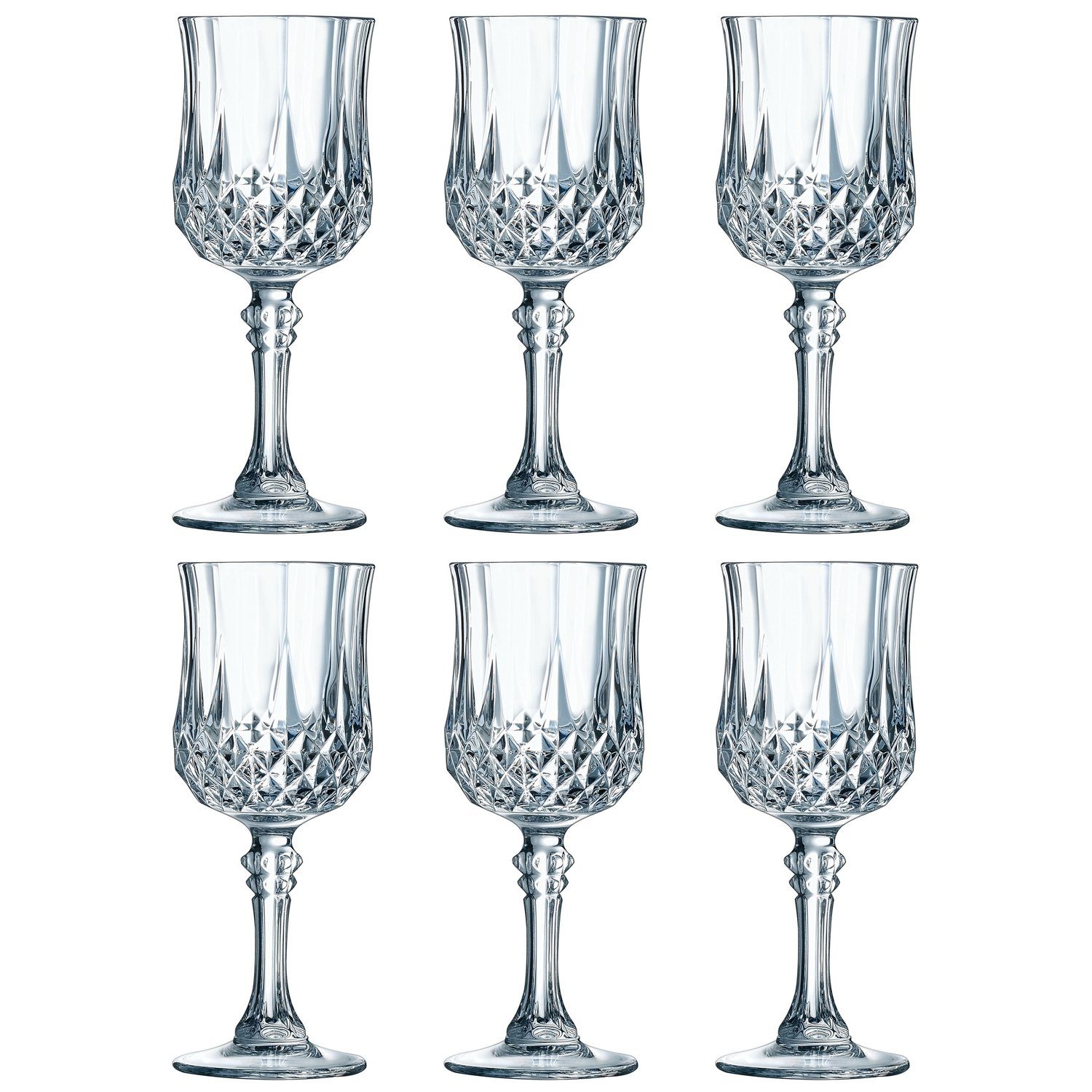 CreaTable CRISTAL D´ARQUES Weinglas Rotweinglas Longchamp ECLAT 250 ml, Glas