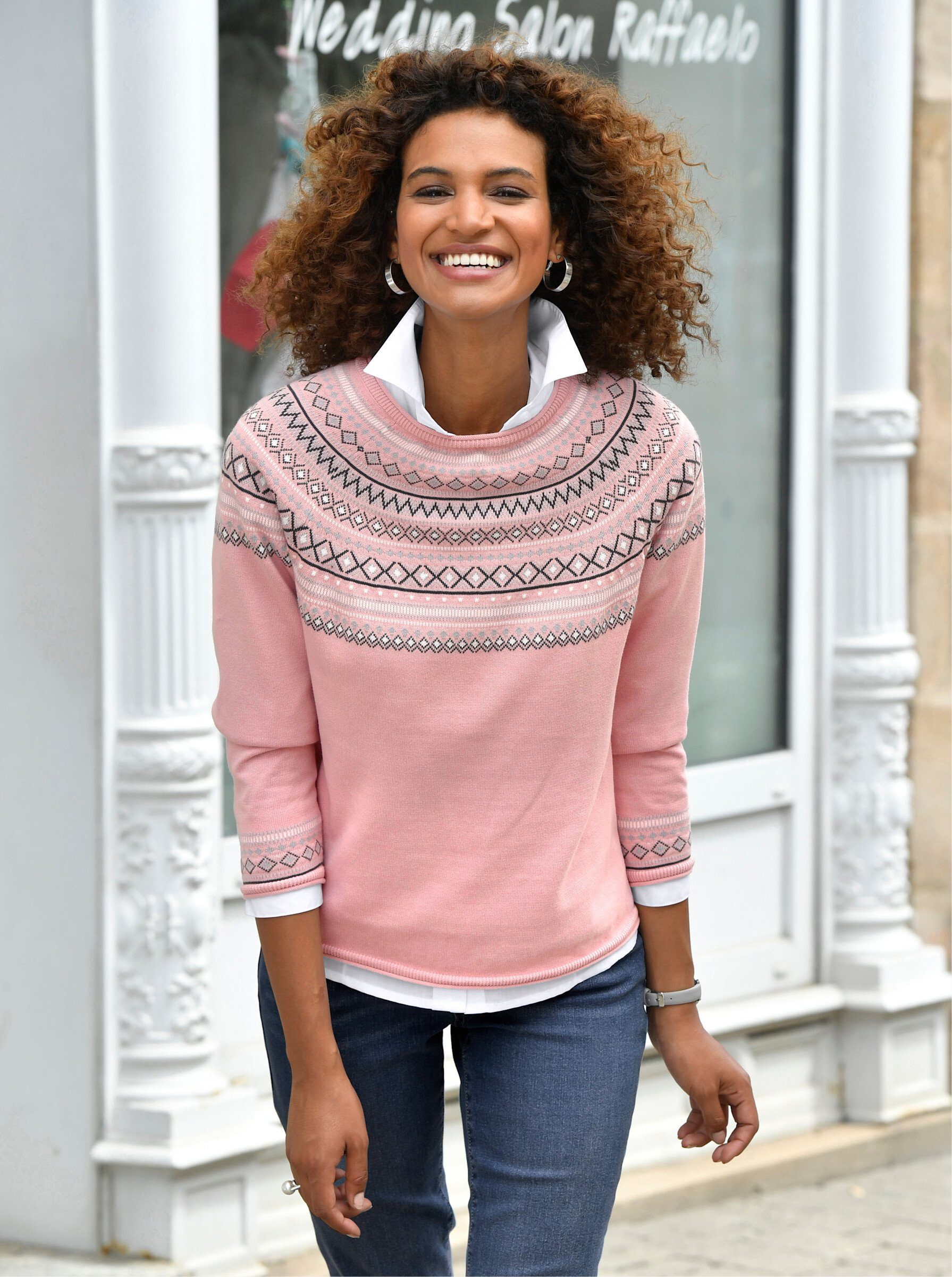 Witt Strickpullover Pullover Langarm Jersey