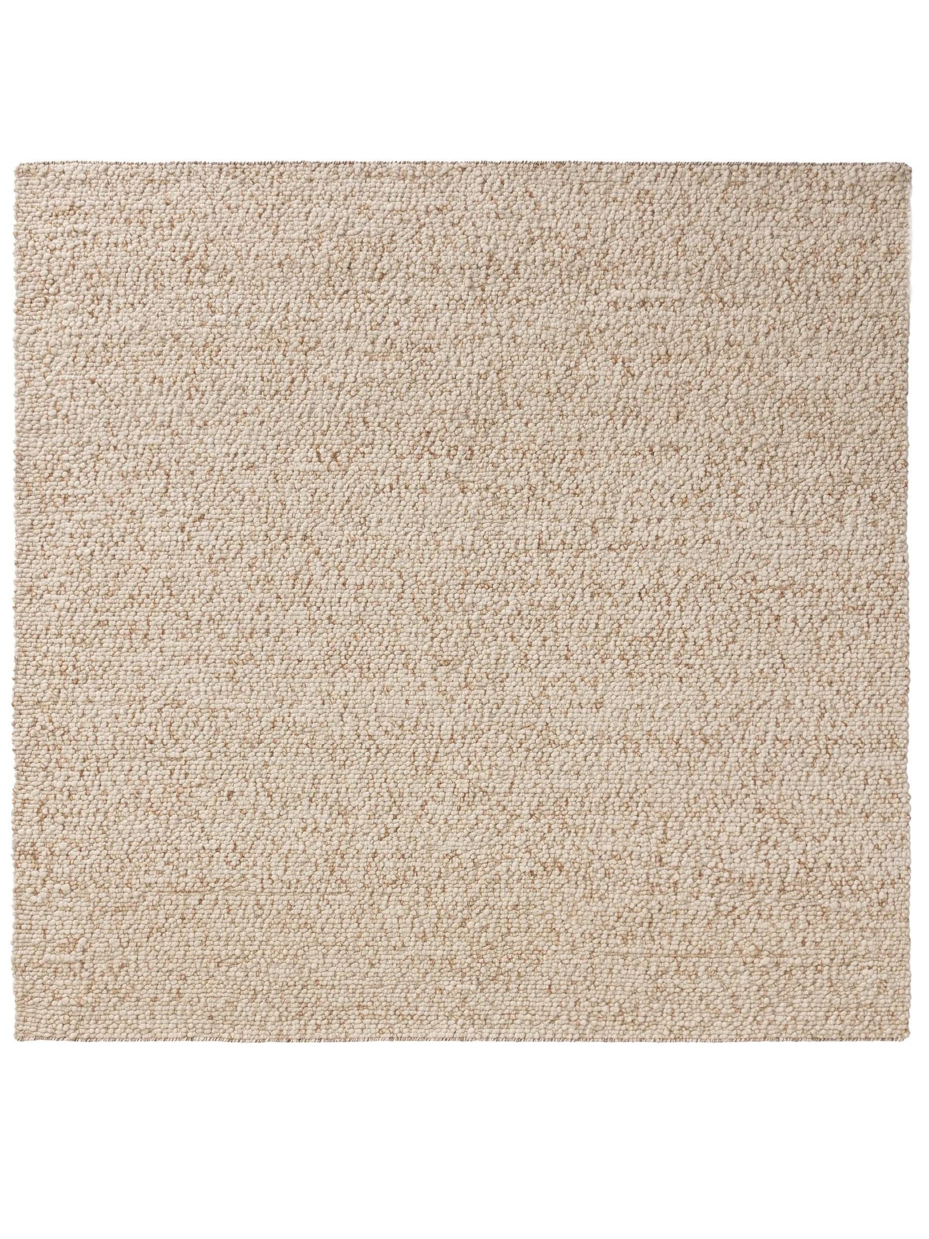 benuta Wollteppich Patch, quadratisch, Höhe: 11 mm, Kunstfaser, Berber, Ethno-Style, Wohnzimmer