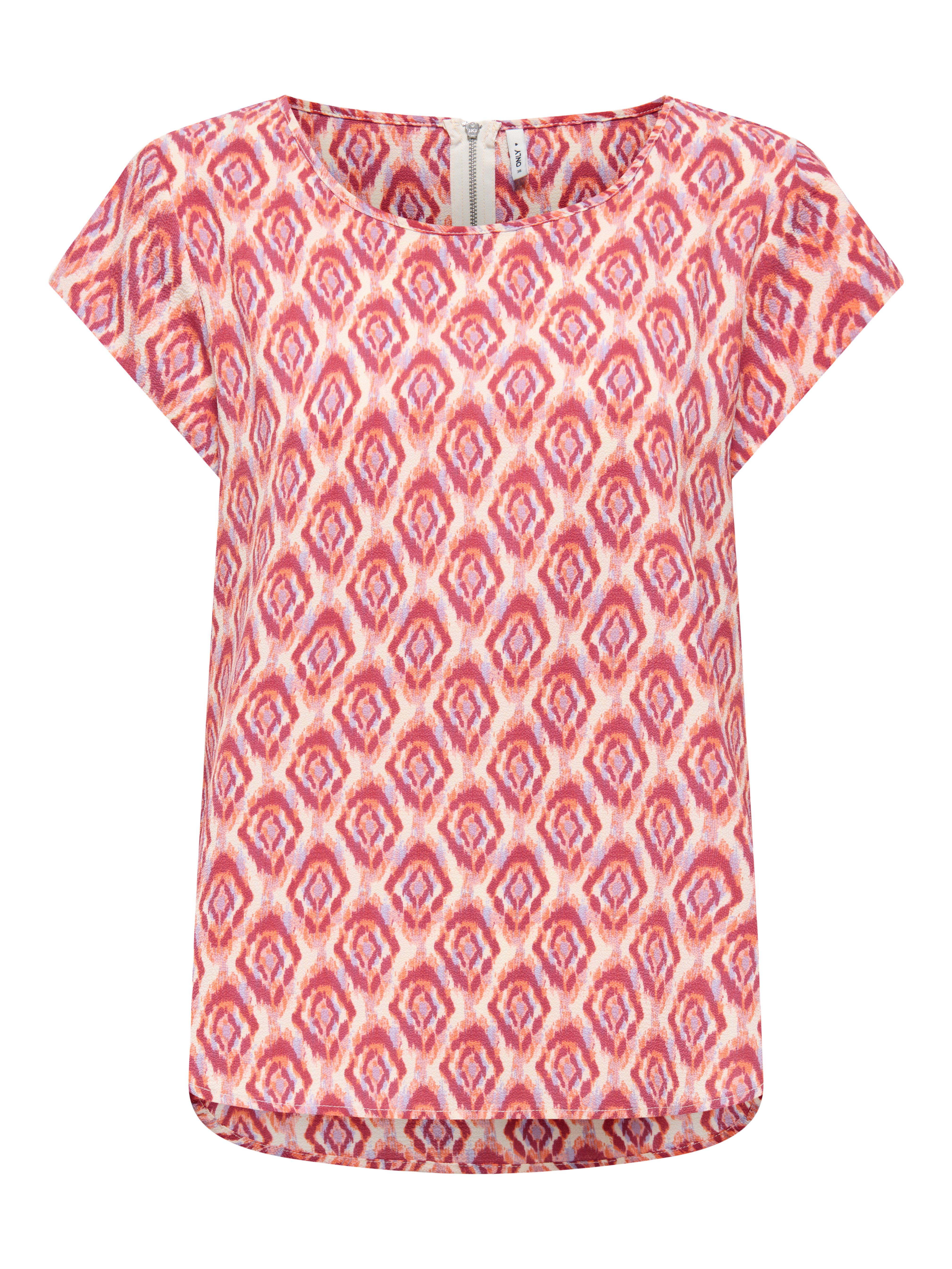 Equestrian Red AOP:WARM TILES