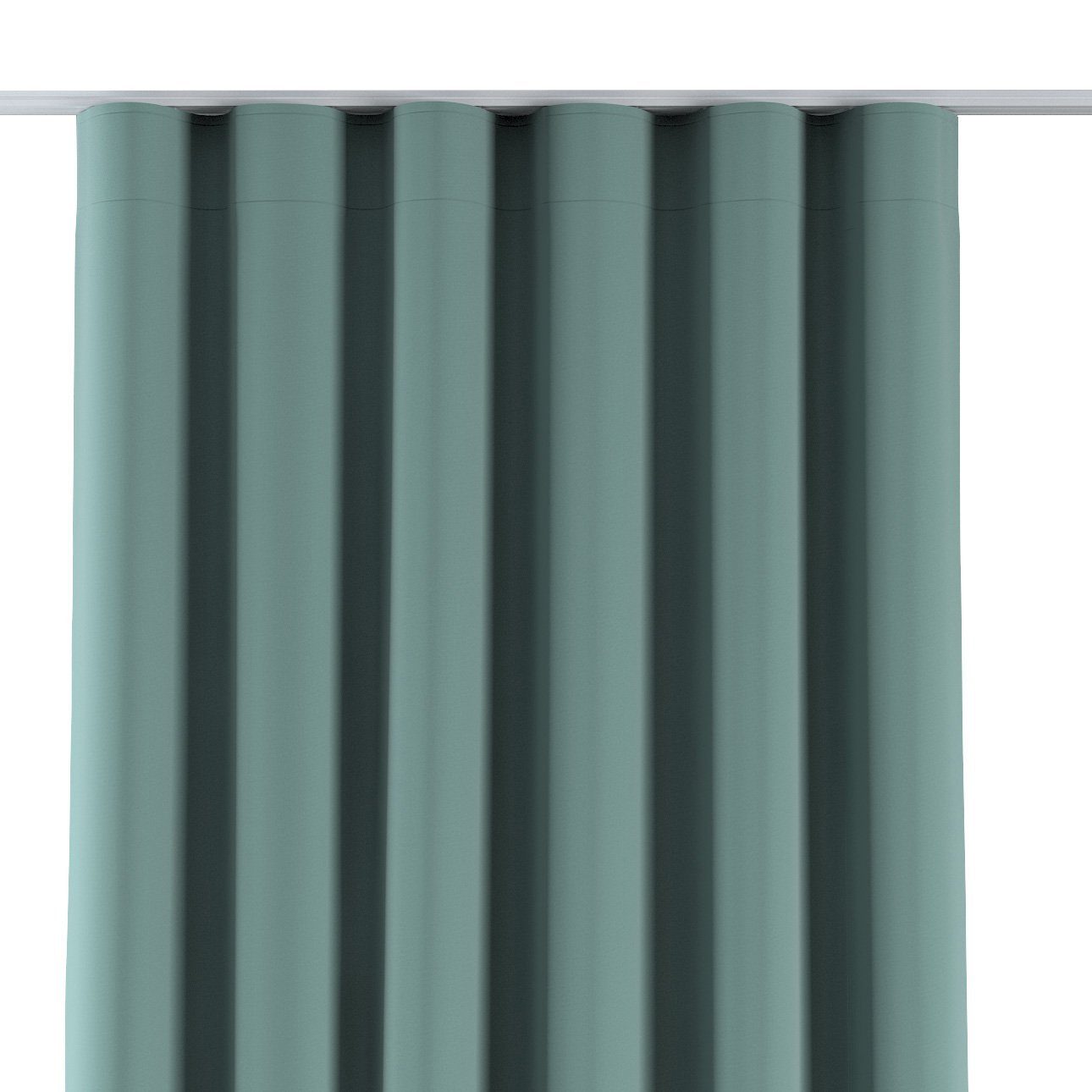 cm, 100 Dekoria Wellenvorhang Vorhang Velvet, x mintgrün 65