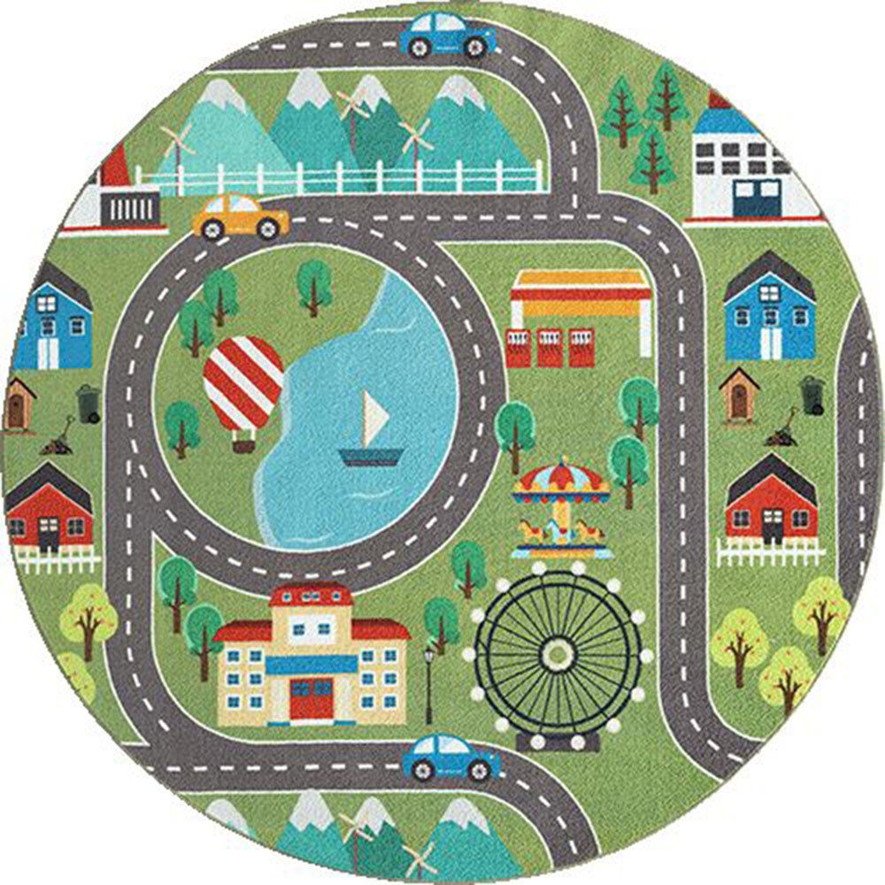 the carpet Teppich Happy Life, rund, günstig online kaufen