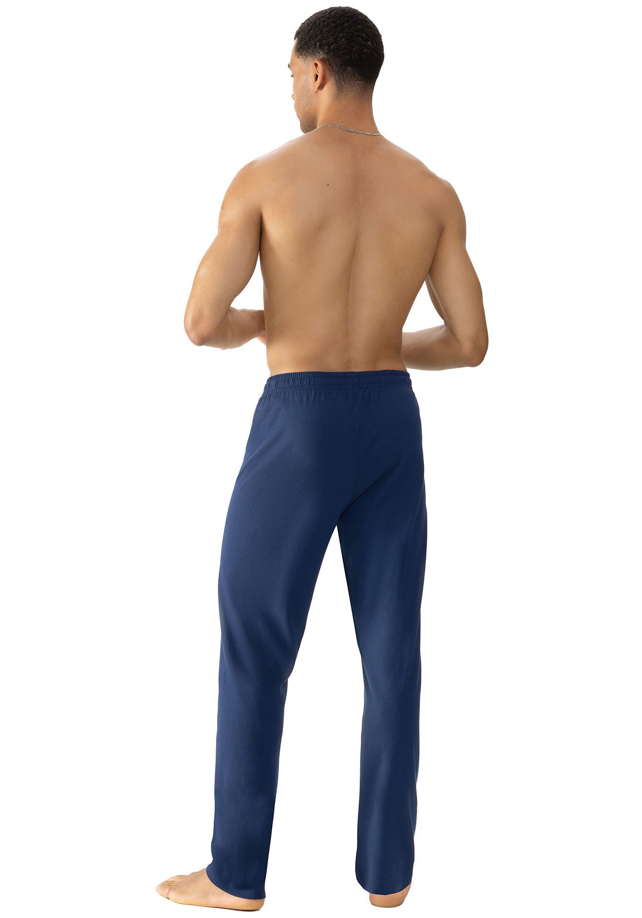 Mey Pyjamahose Solid Night Komfortbund mit Kordelzug