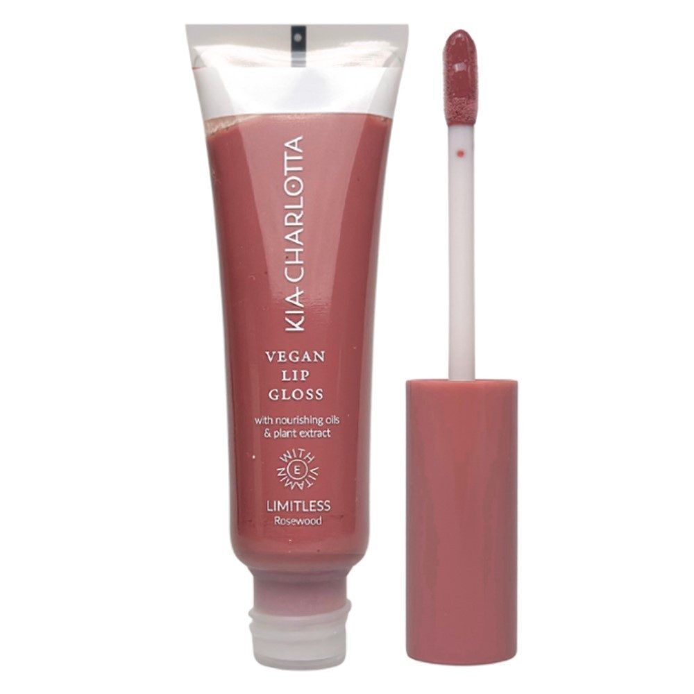 Kia Charlotta Lipgloss Vegan Lip Gloss - Limitless, Rosenholz 11ml