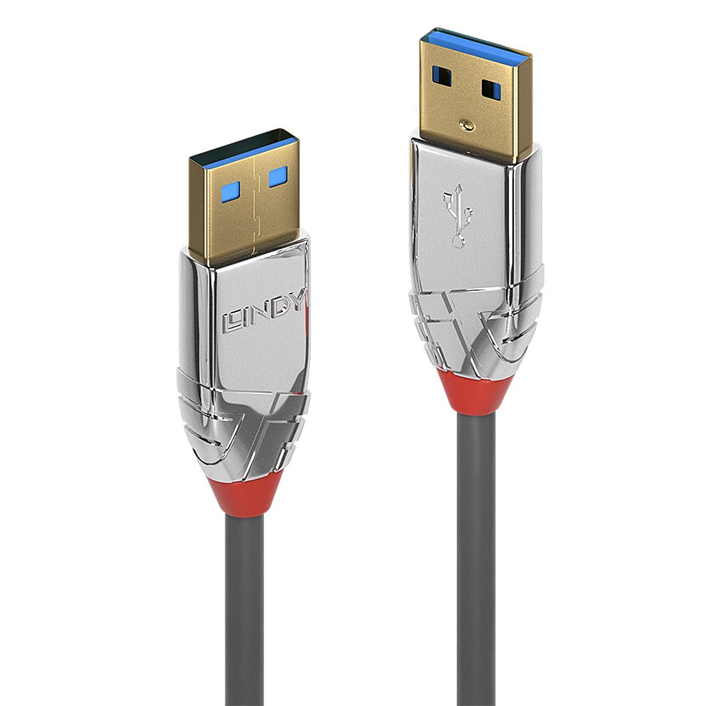 Lindy LINDY USB 3.0 Typ A Kabel Cromo Line 5m USB-Kabel