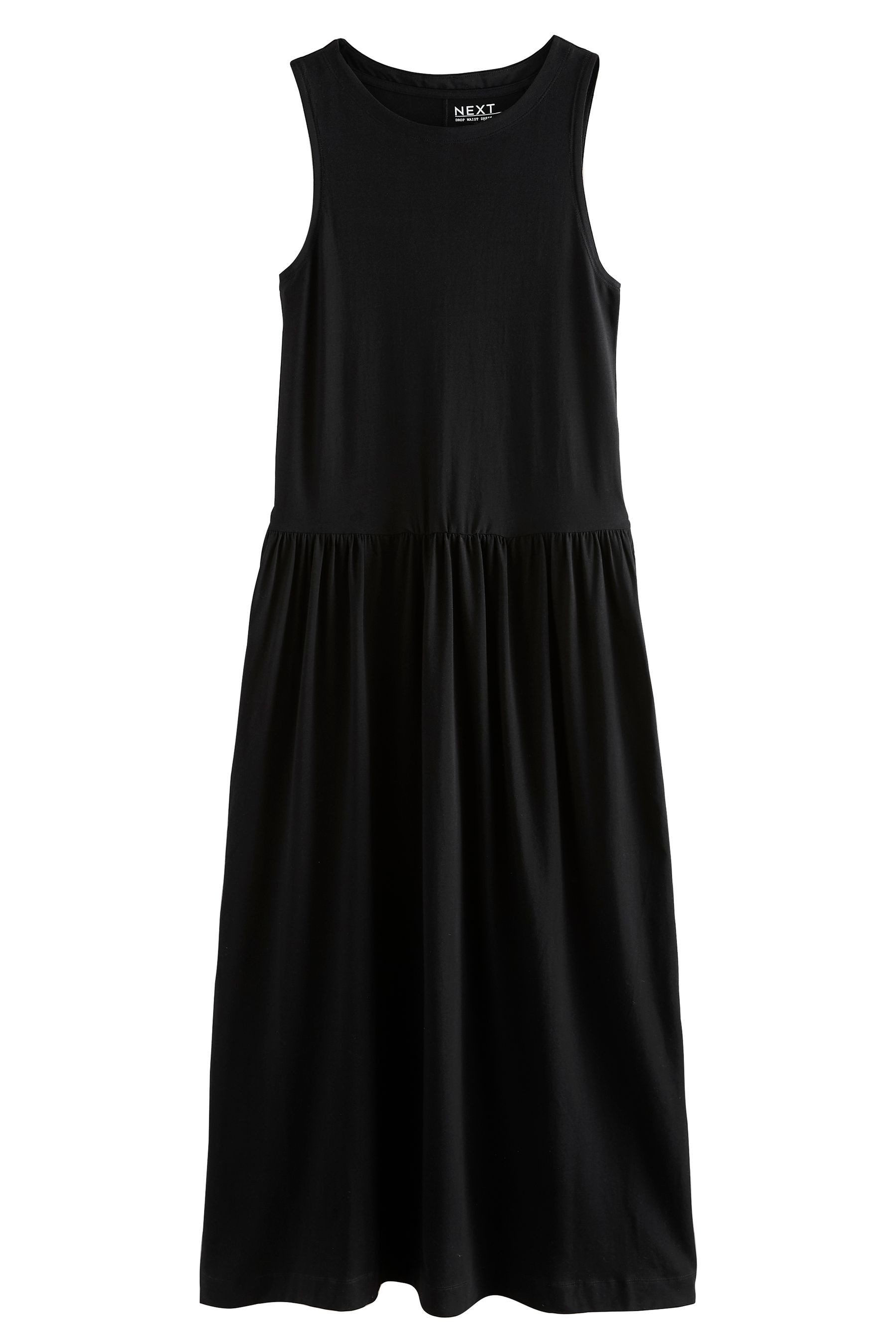 Next Jerseykleid Jersey-Maxikleid mit tiefer Taille, Kurzgröße (1-tlg) günstig online kaufen